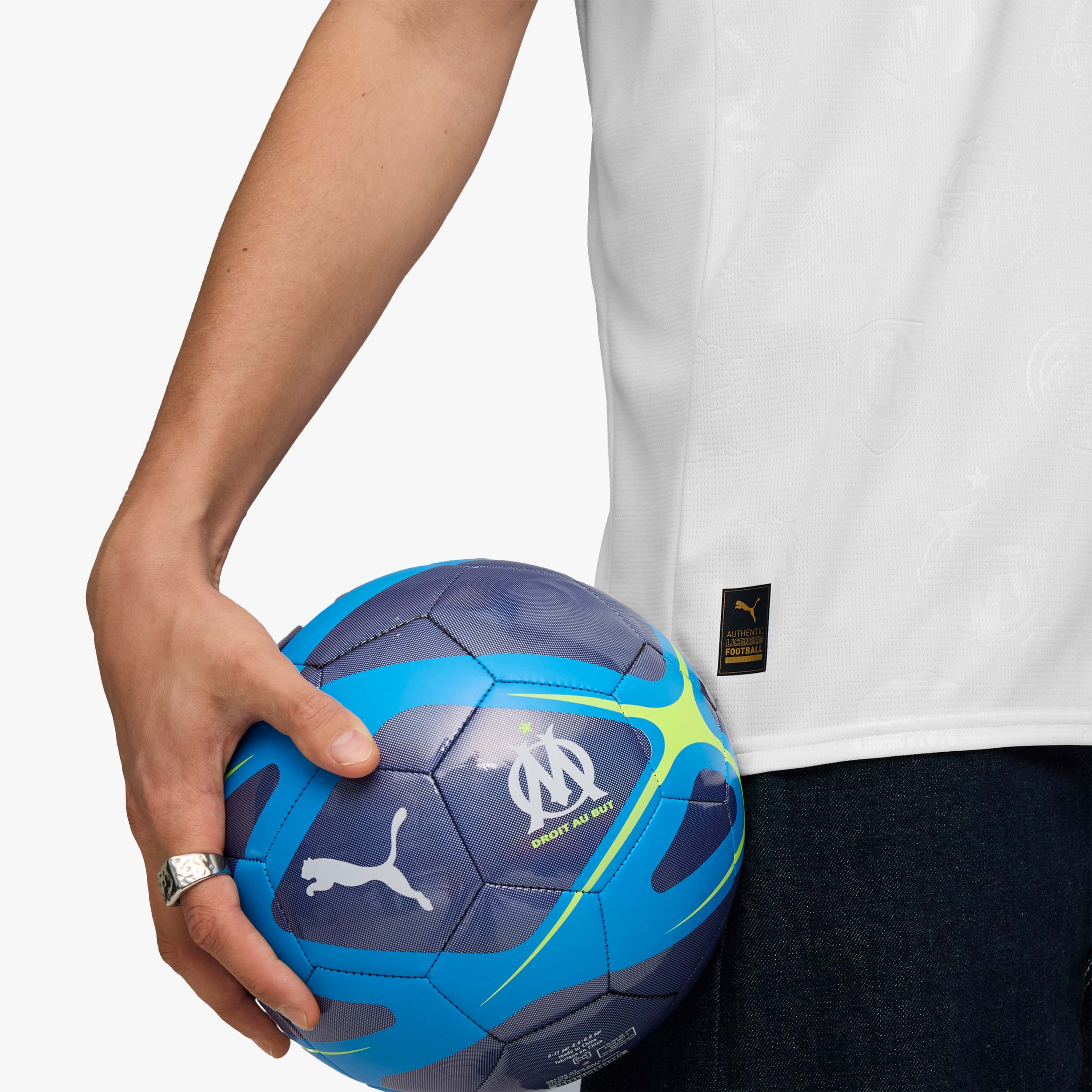 Puma Camiseta Olympique de Marseille Local 25/26, BLANCO, hi-res