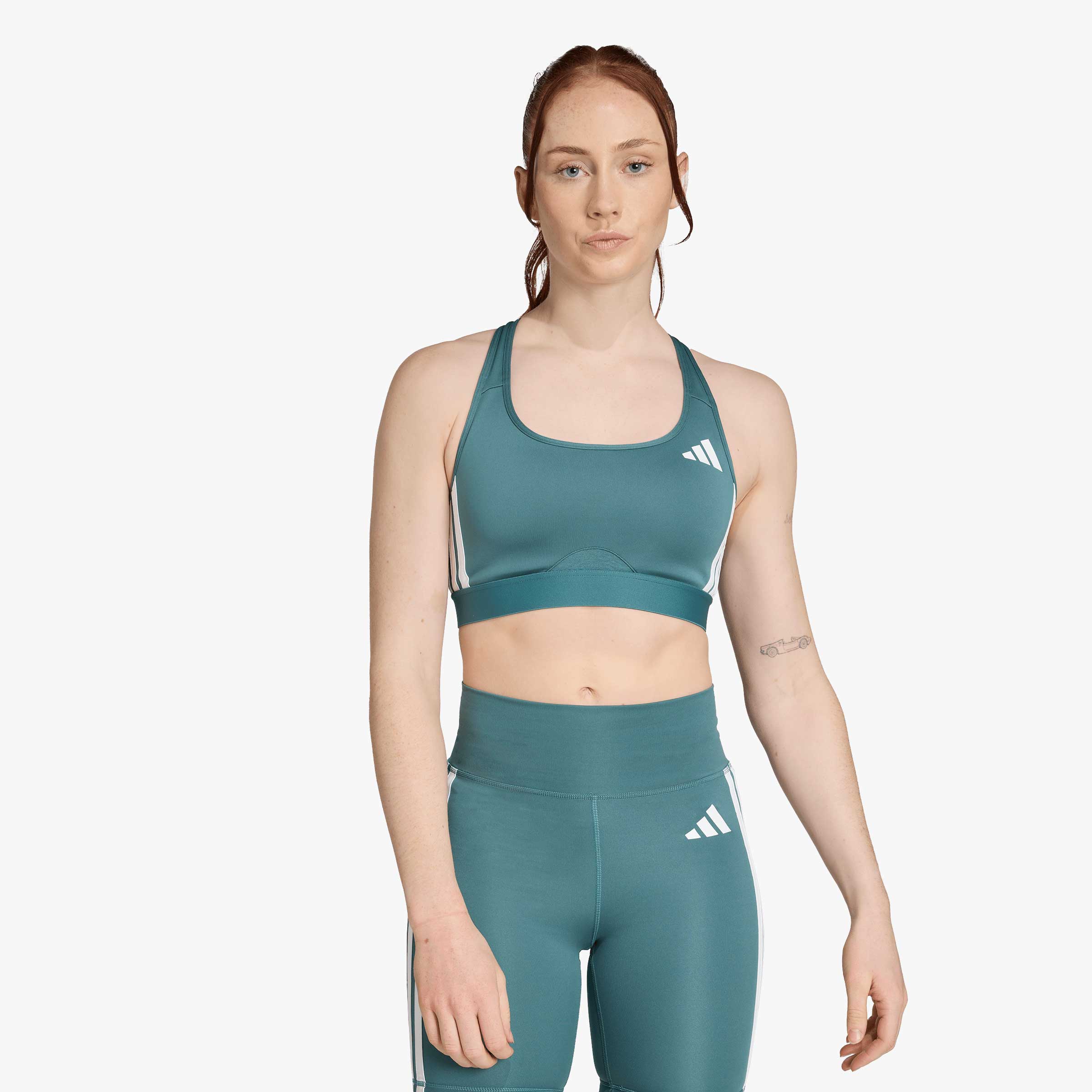 adidas Top Deportivo Powerreact, VERDE, hi-res