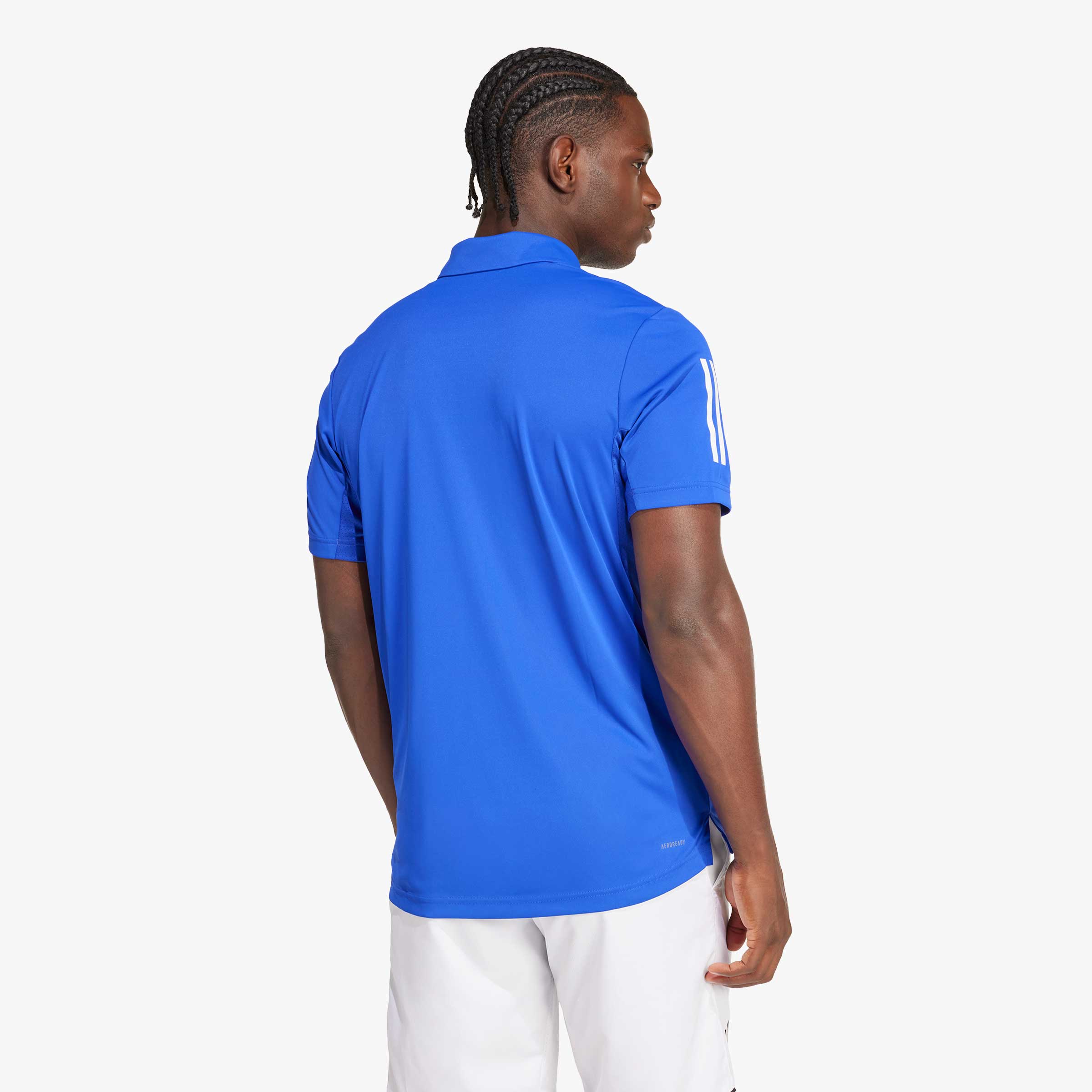 adidas Polera Club Tennis 3 Bandas, AZUL, hi-res