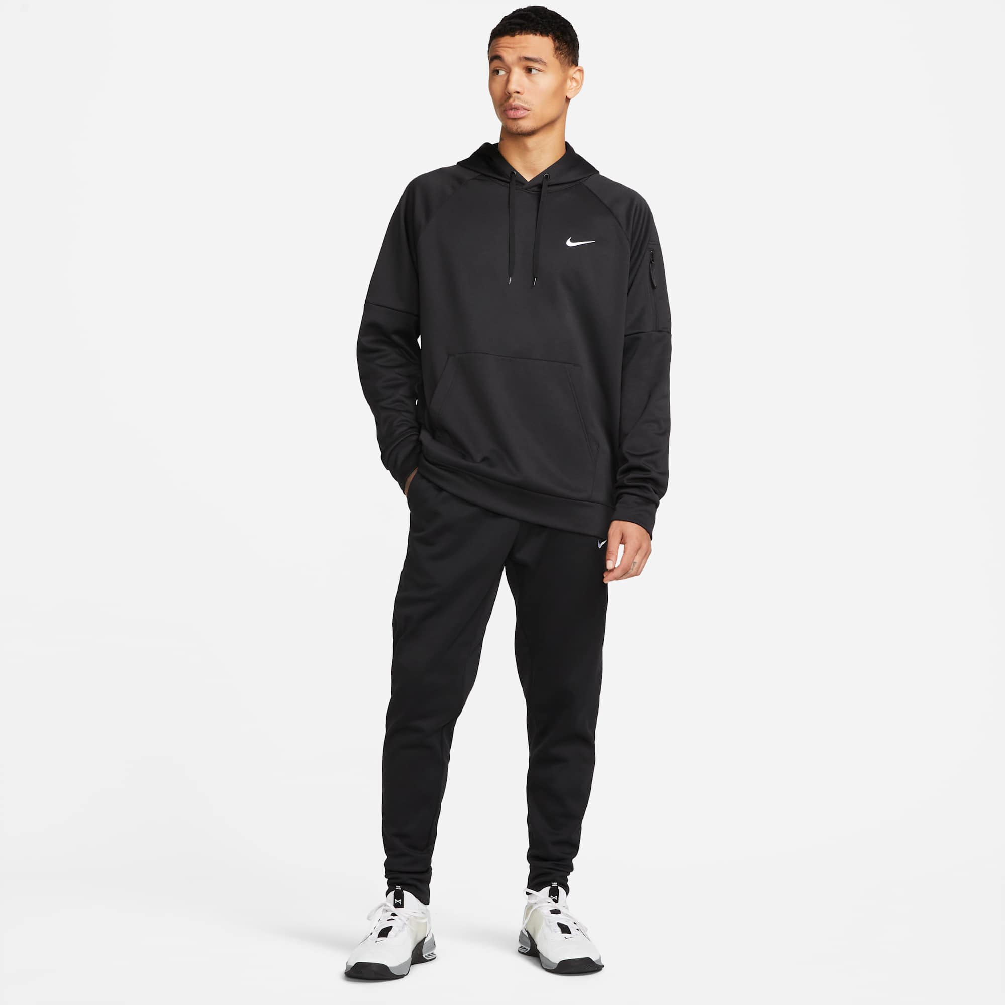 Nike Pantal&oacute;n Therma, NEGRO, hi-res