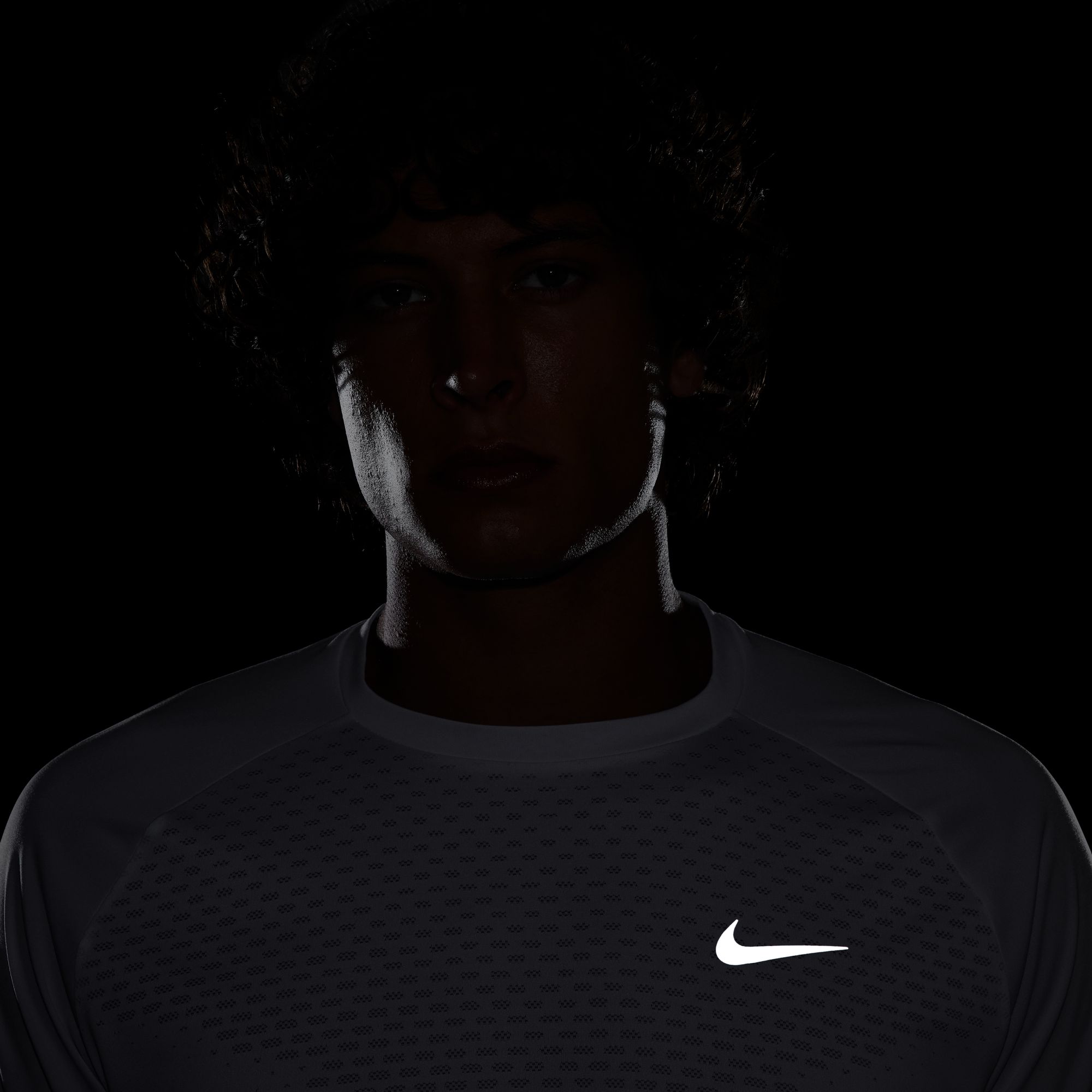 Nike Polera Stride, BLANCO, hi-res
