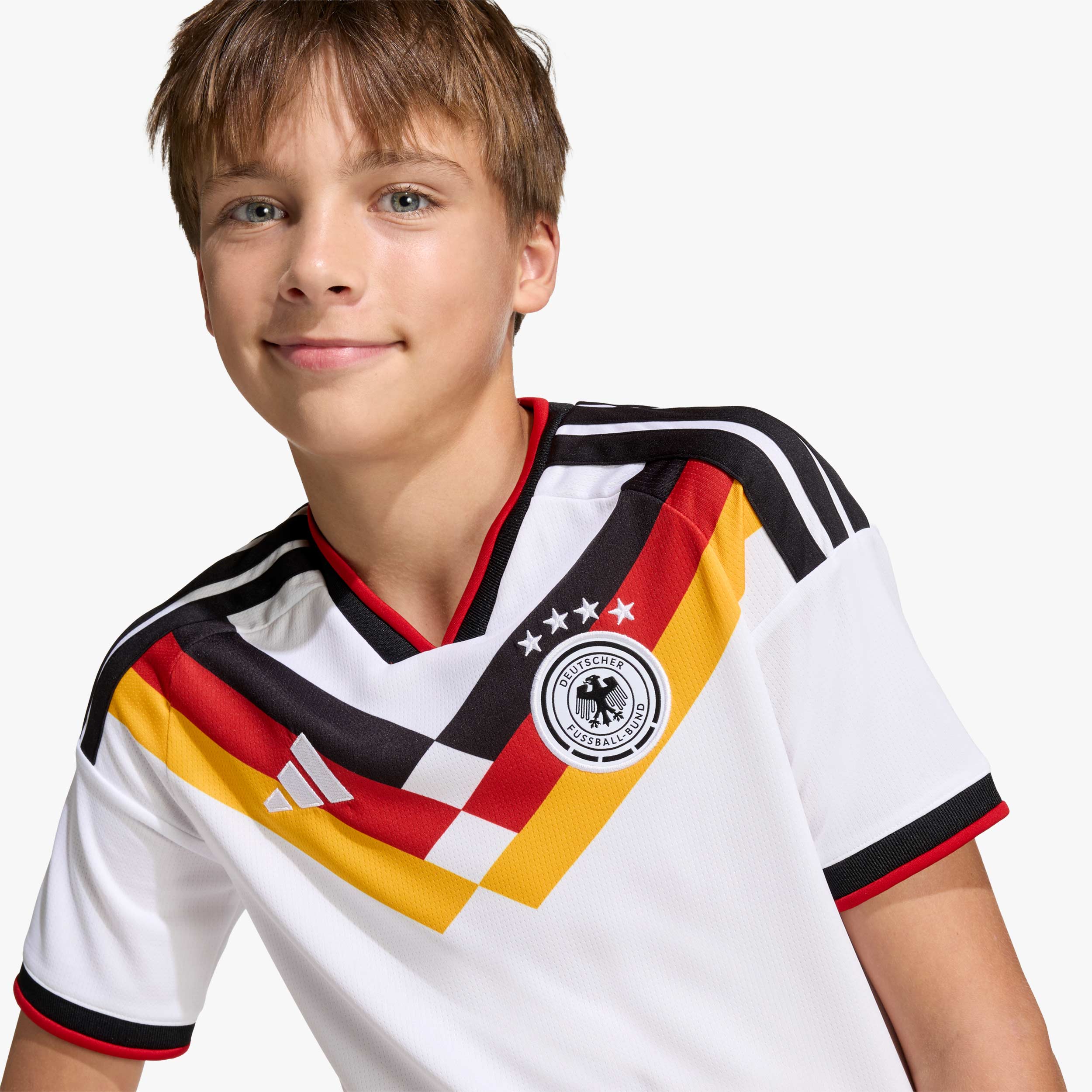 adidas Camiseta Local Alemania 26 Niños, AZUL, hi-res