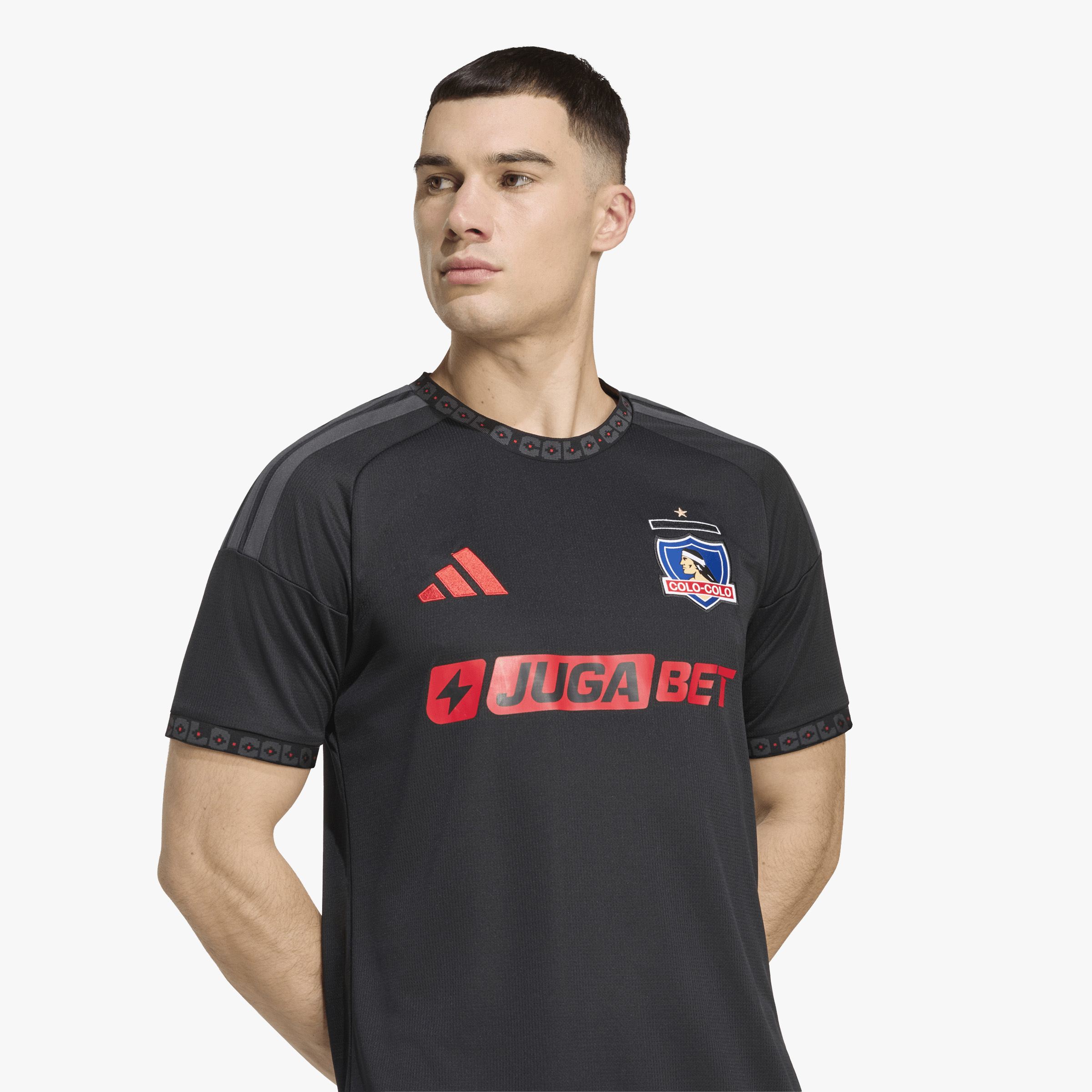 adidas Camiseta Colo-Colo 26 Visita, NEGRO, hi-res