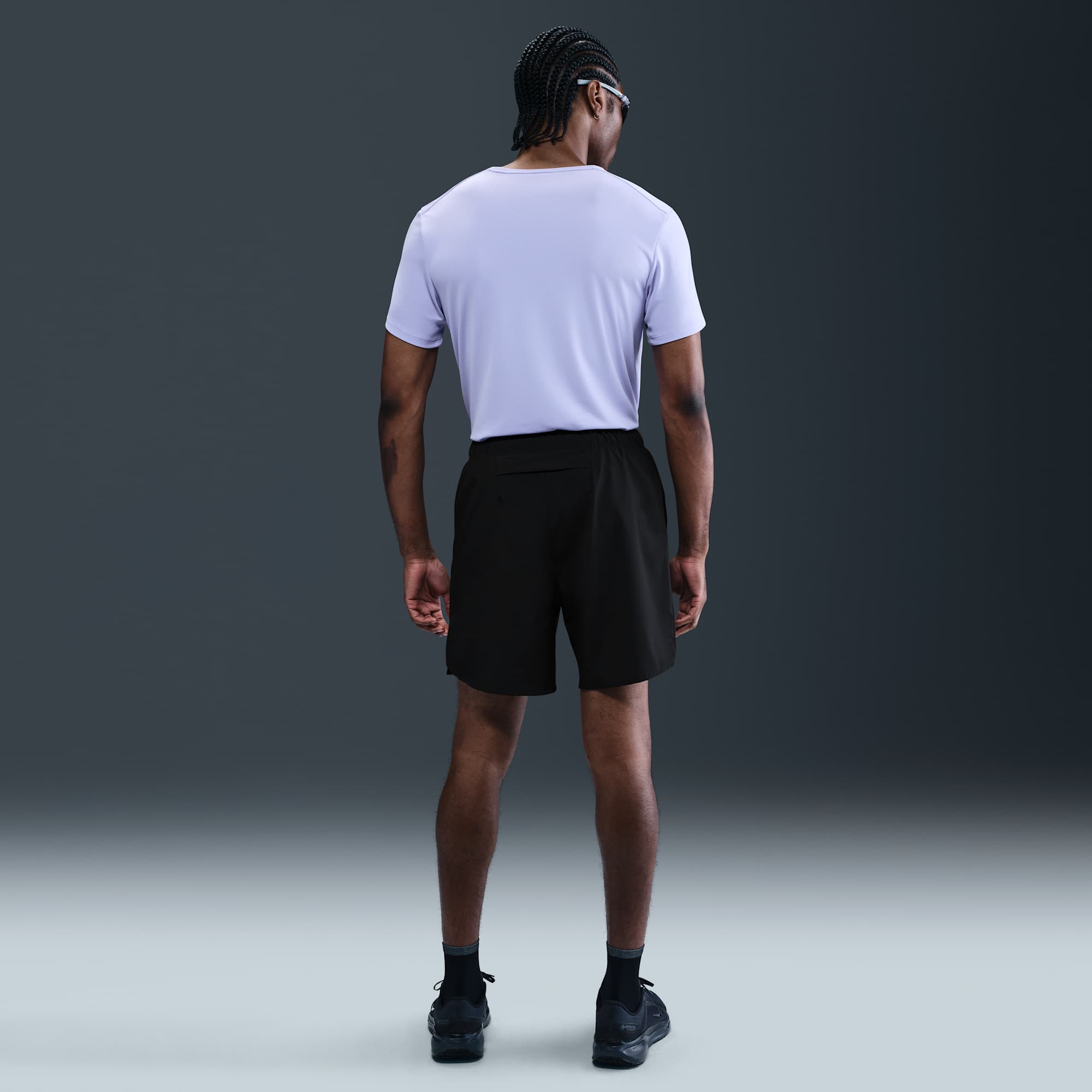 Nike Shorts Challenger, NEGRO, hi-res