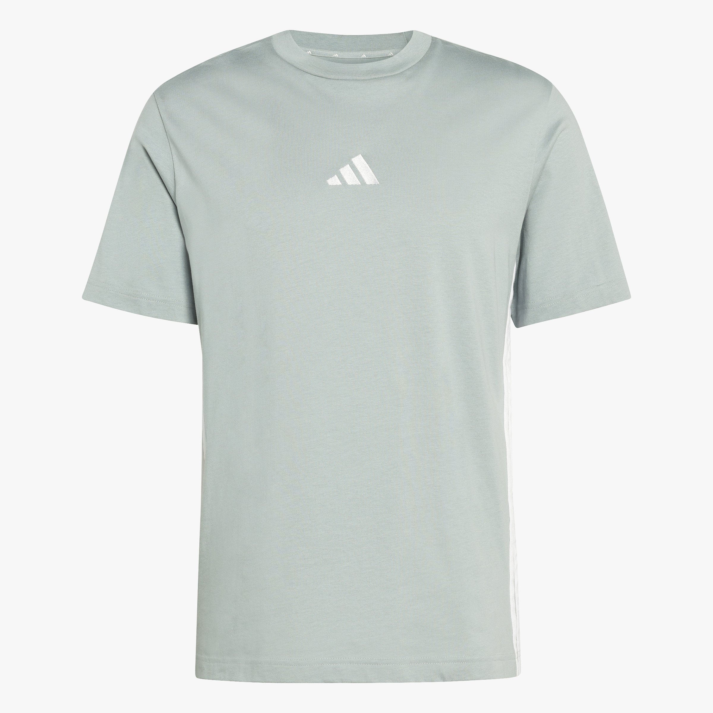 adidas Polera Essentials 3 Tiros, VERDE, hi-res