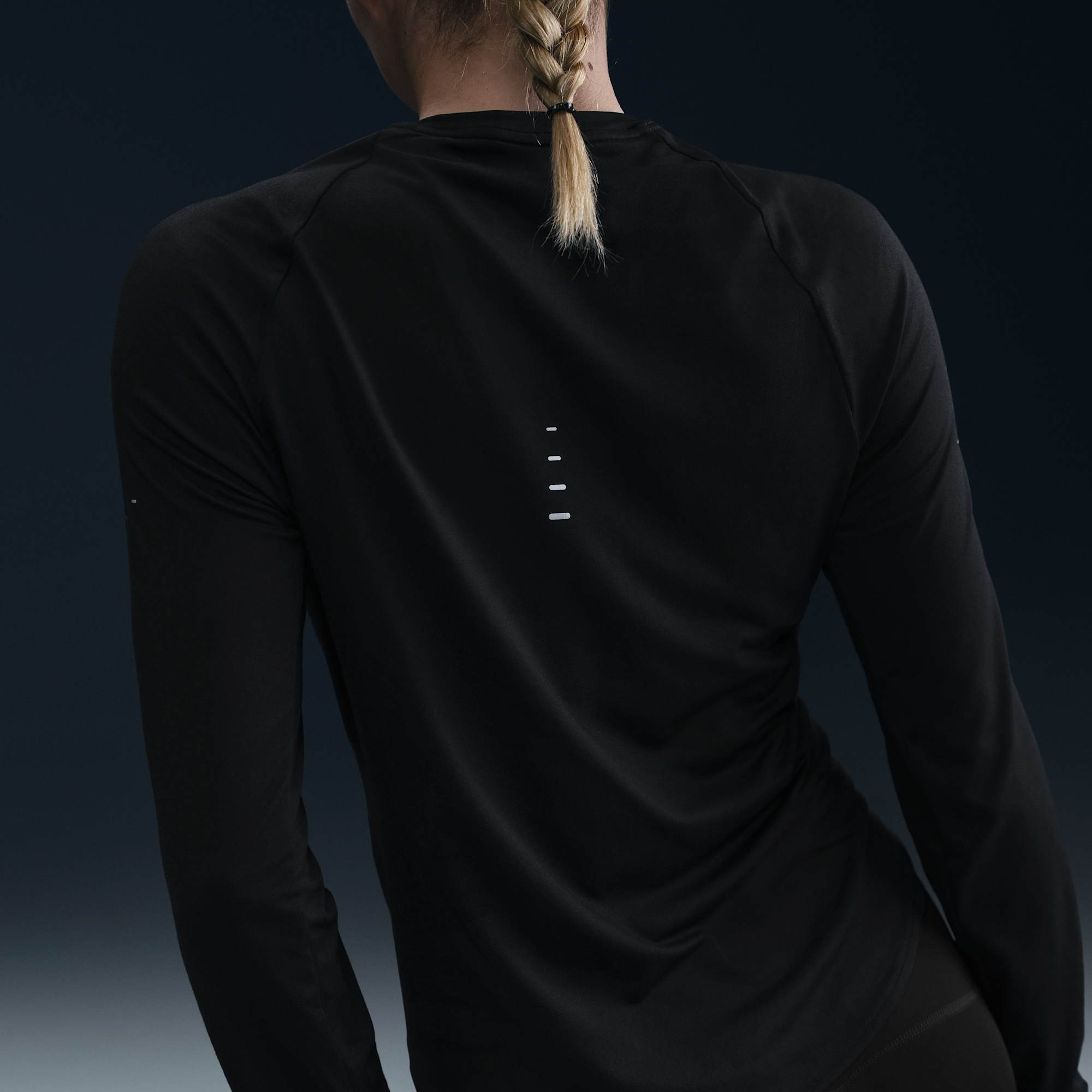 Nike Polera Swift, NEGRO, hi-res