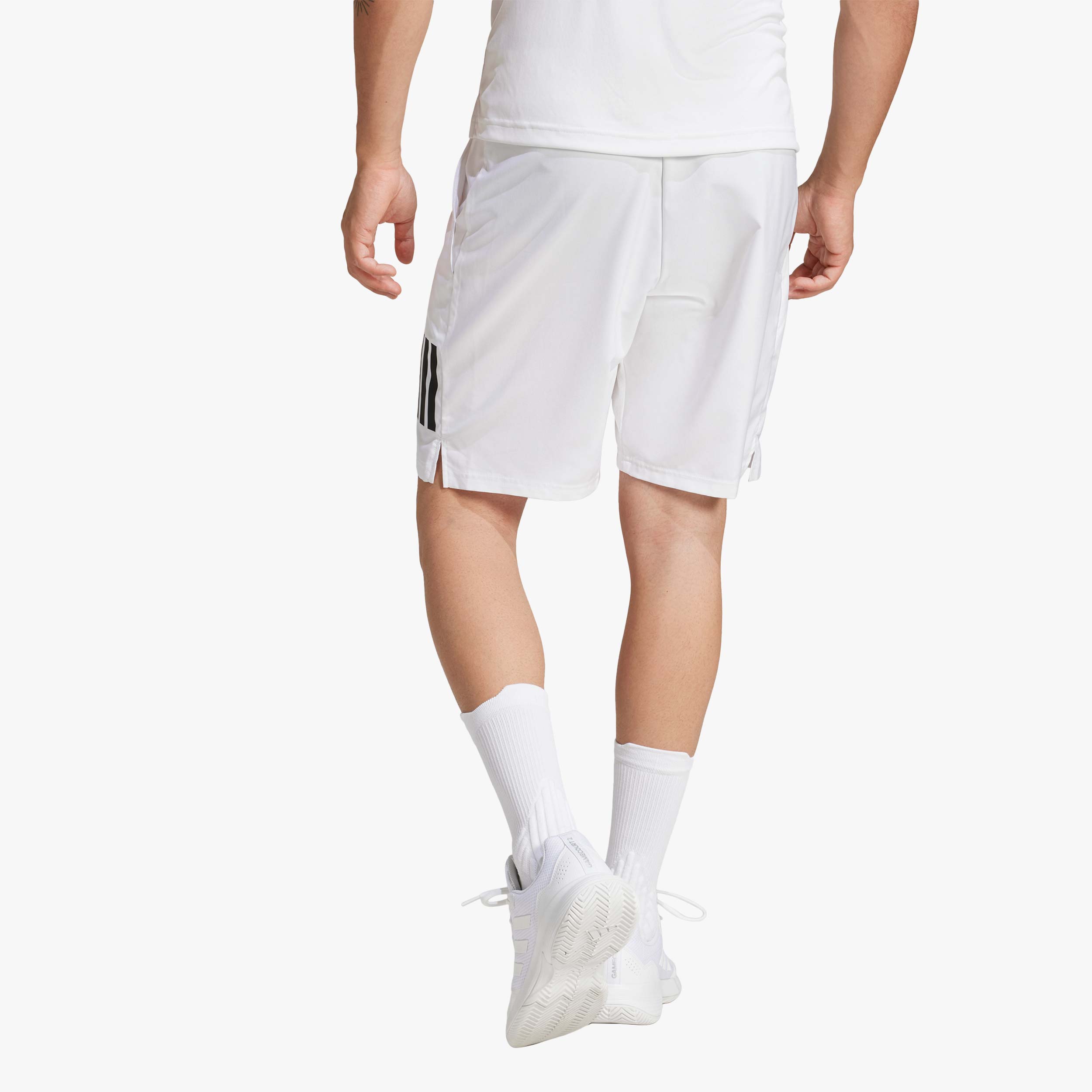 adidas Shorts de Tenis Club Climacool 3 Bandas, BLANCO, hi-res