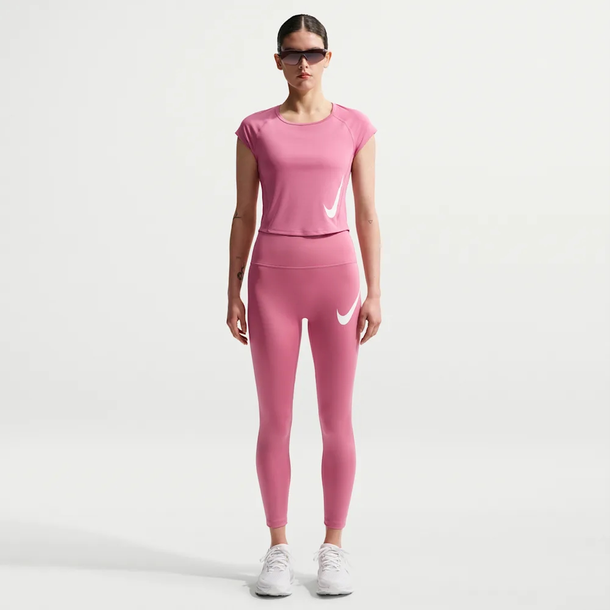 Nike Polera Tempo Swoosh, ROJO, hi-res