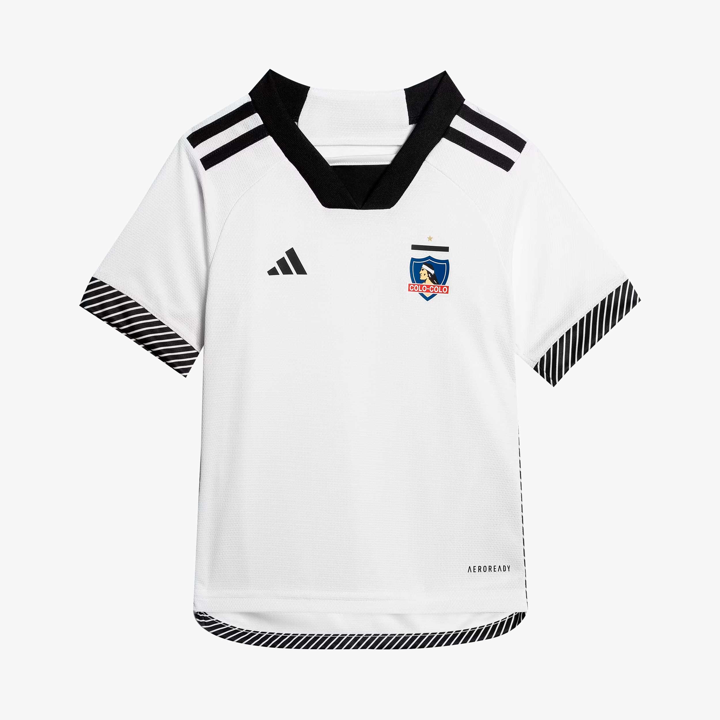 adidas Conjunto Local niño Colo-Colo 2024, BLANCO, hi-res
