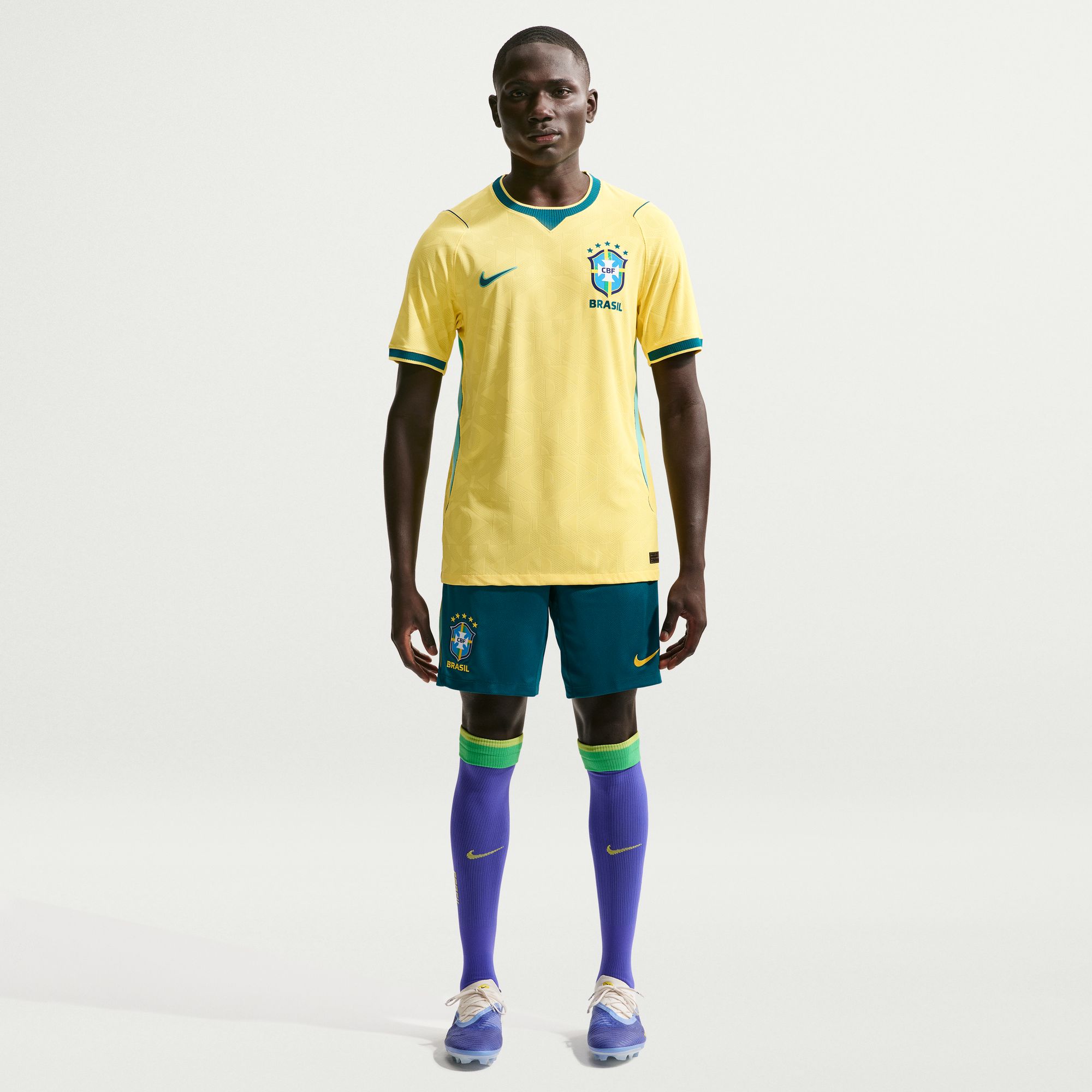 Nike Camiseta Brasil Local 2026 Match, AMARILLO, hi-res