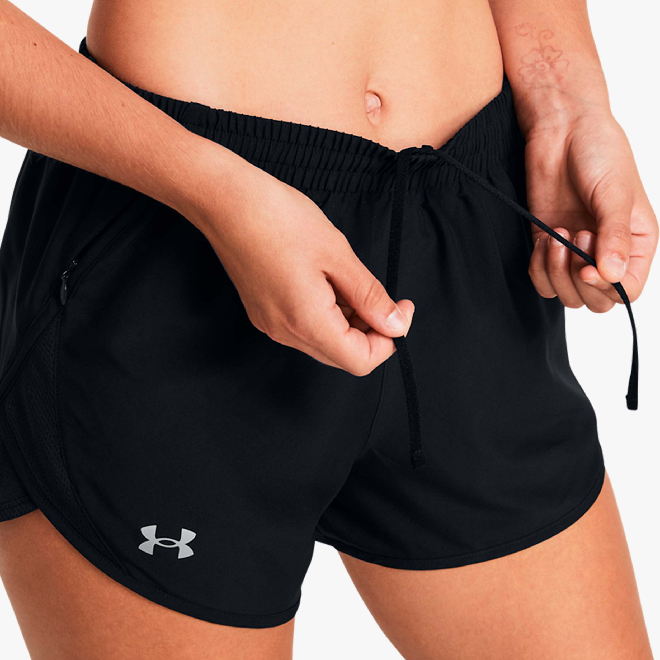 Under Armour Shorts Short Fly-By, NEGRO, hi-res