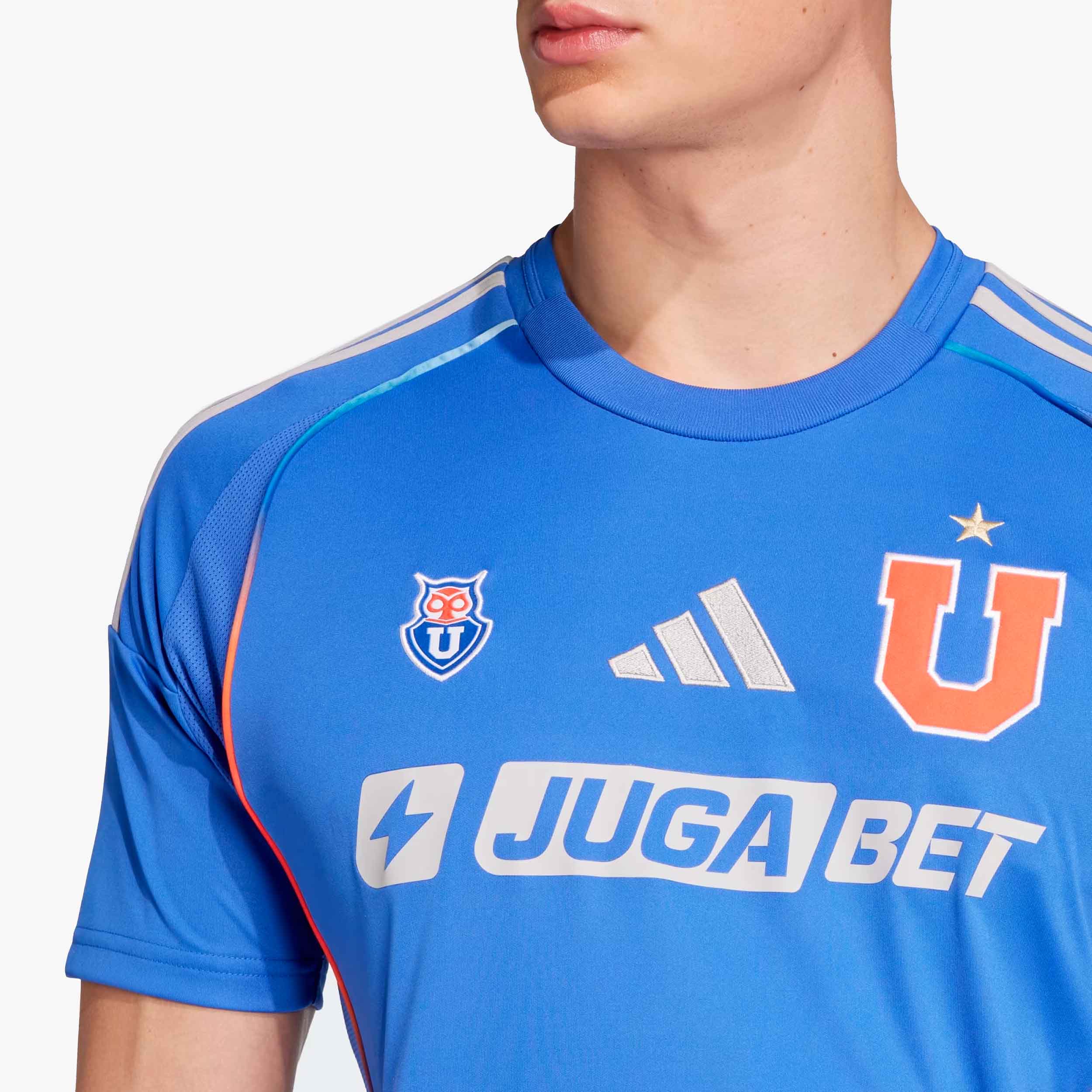 adidas Camiseta Universidad de Chile 2025 Local, AZUL, hi-res