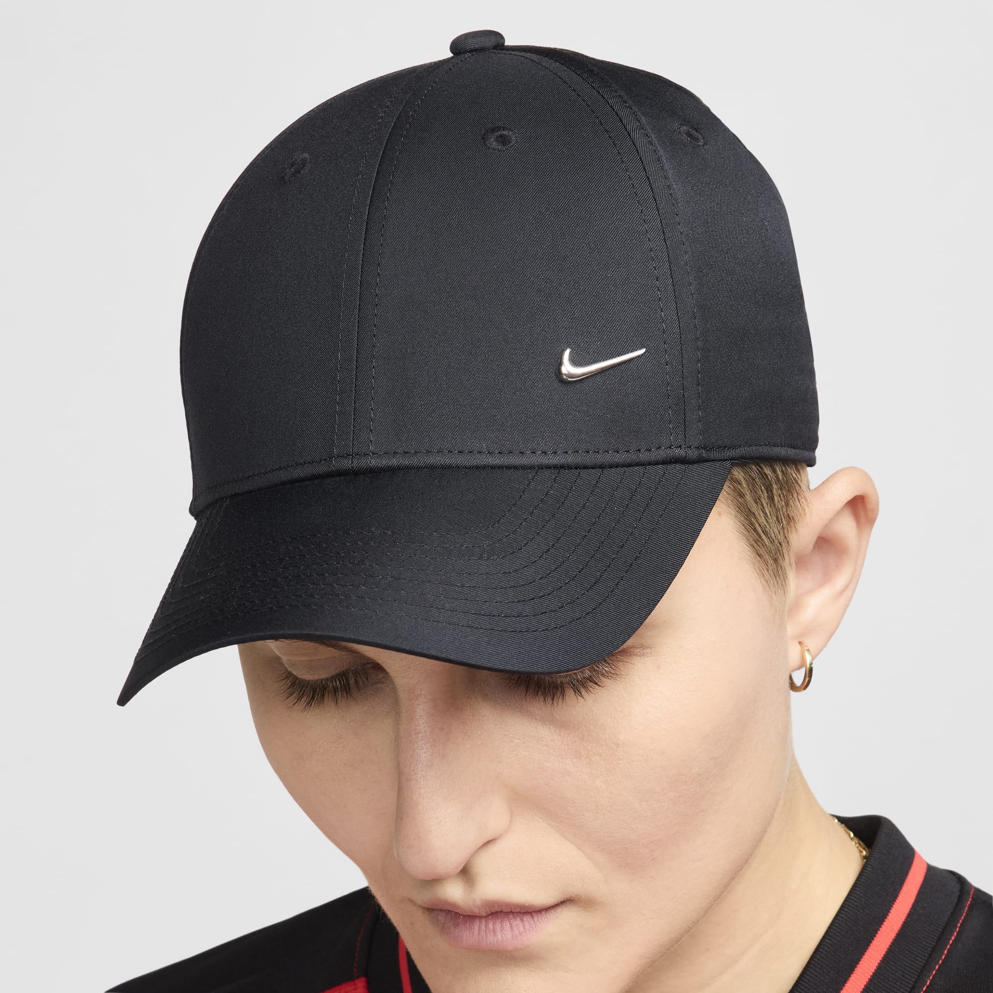 Nike Df Club Cap S Cb Mtswsh L, NEGRO, hi-res