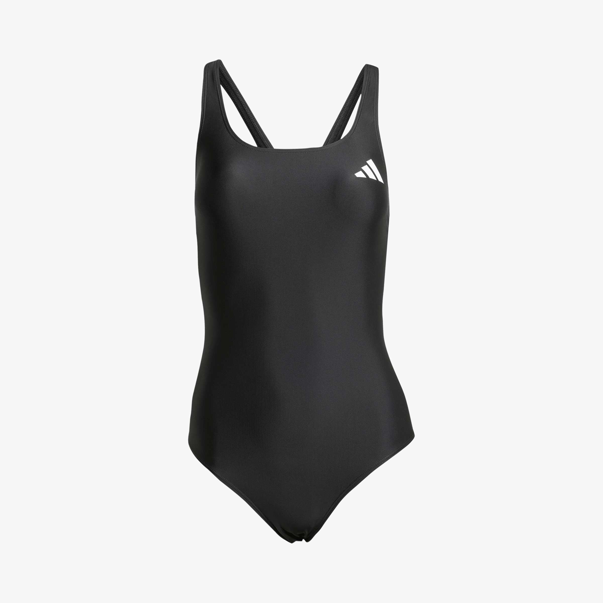 adidas Traje de Baño con Espalda en V, NEGRO, hi-res