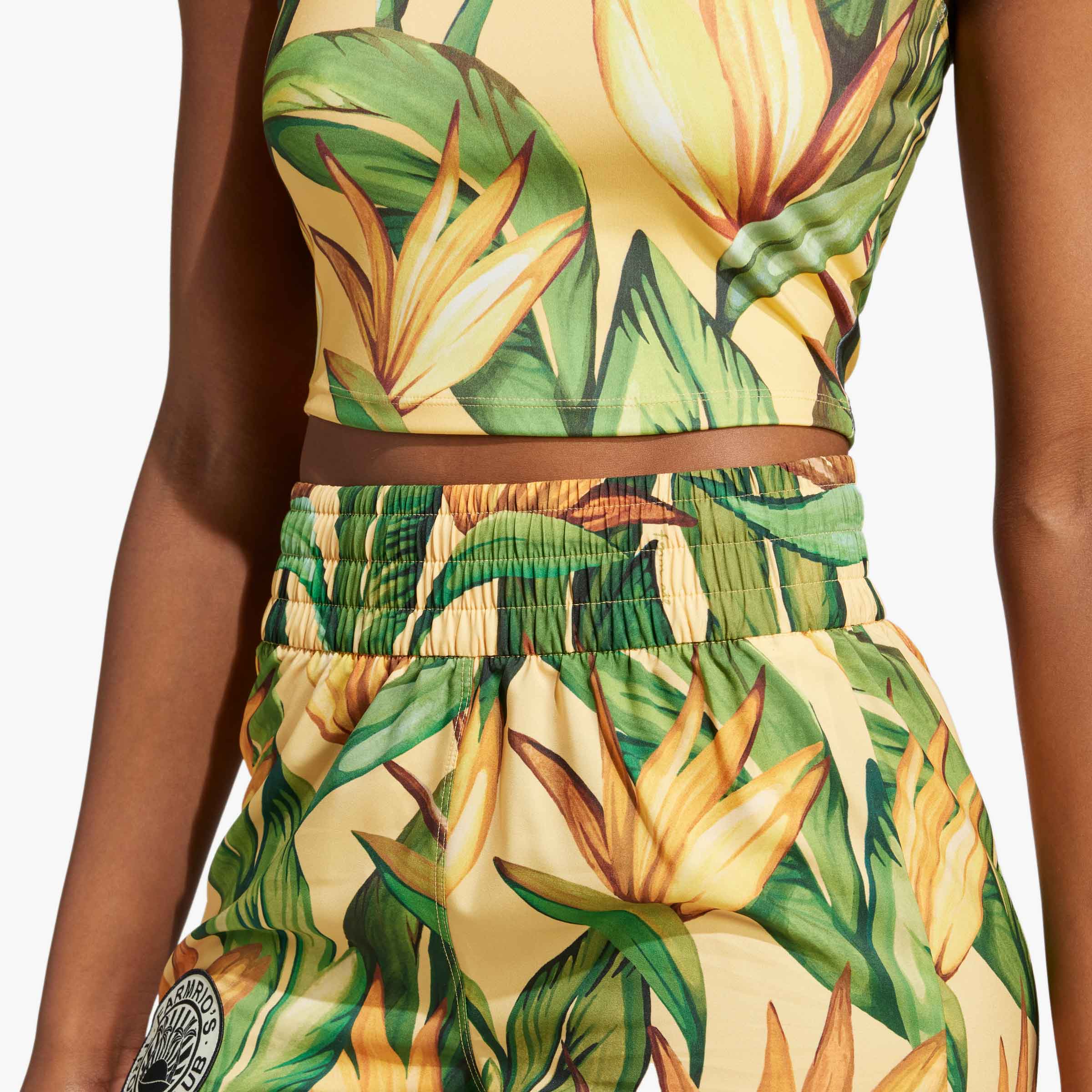 adidas Shorts Pacer x FARM Rio, VERDE, hi-res