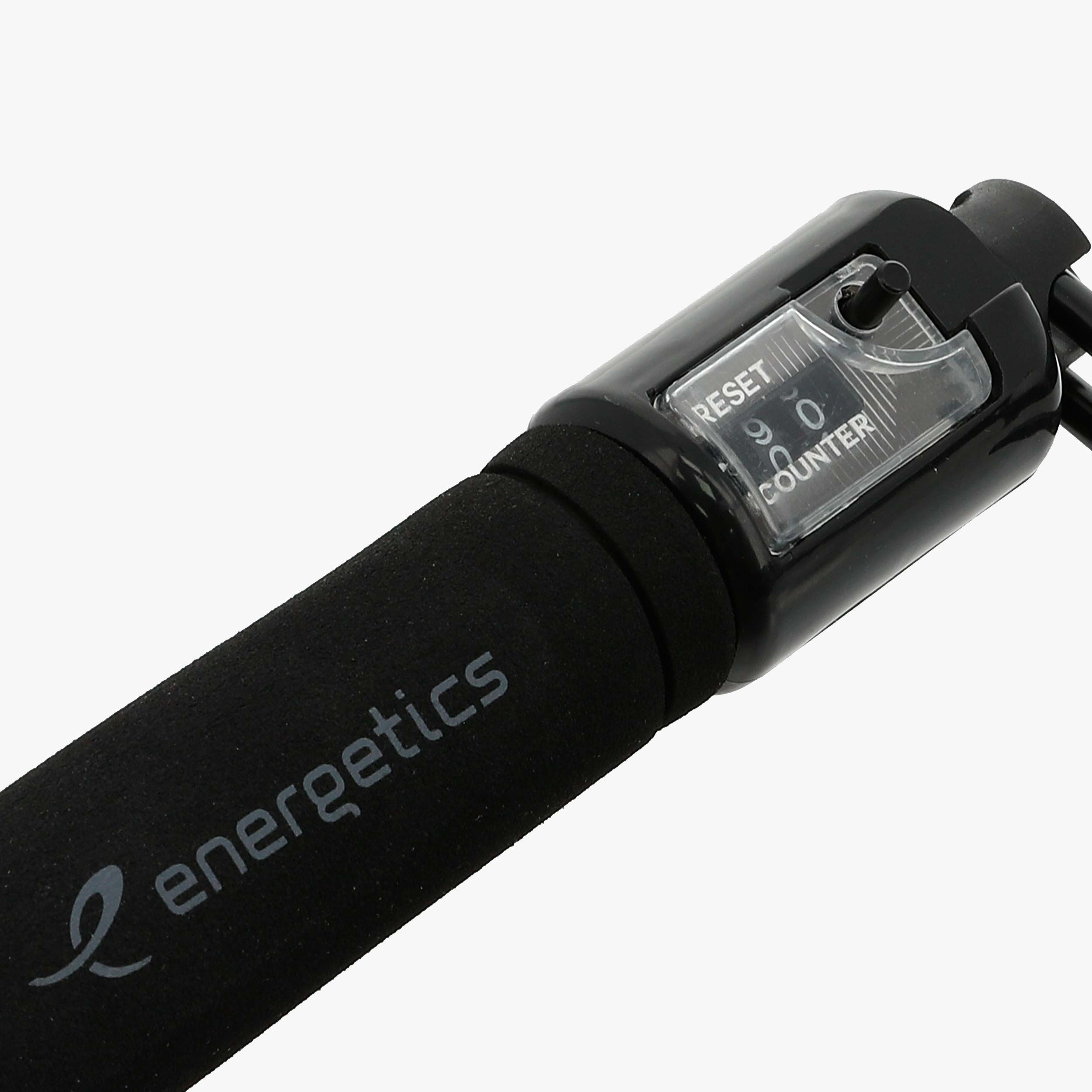 Energetics Digital Jump Rope Foam, NEGRO, hi-res