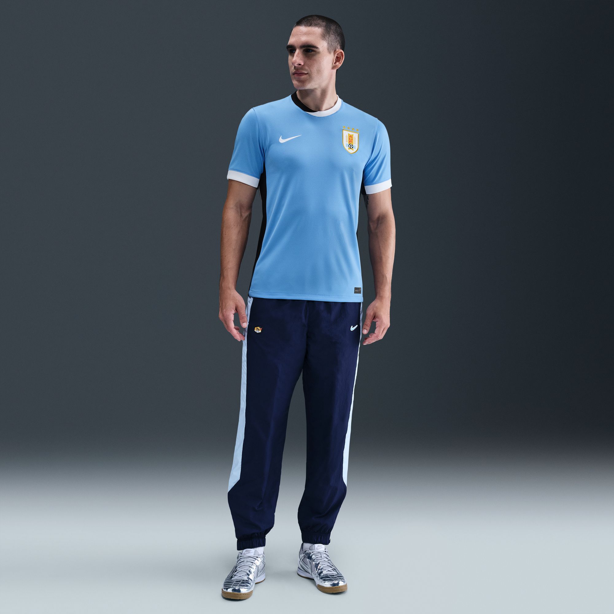Nike Camiseta Local Uruguay 2024/25 Stadium, AZUL, hi-res