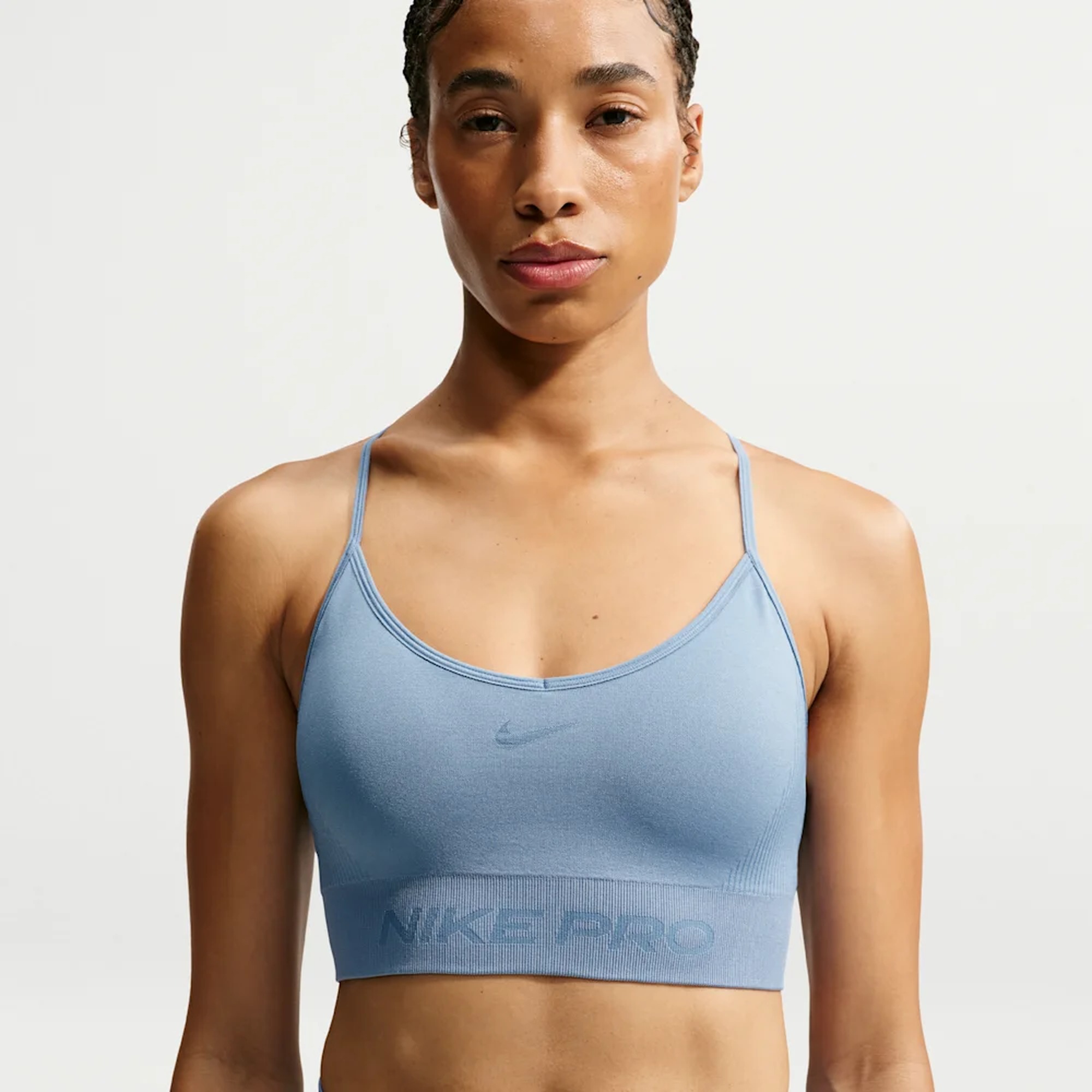 Nike Top Deportivo Pro Seamless, AZUL, hi-res