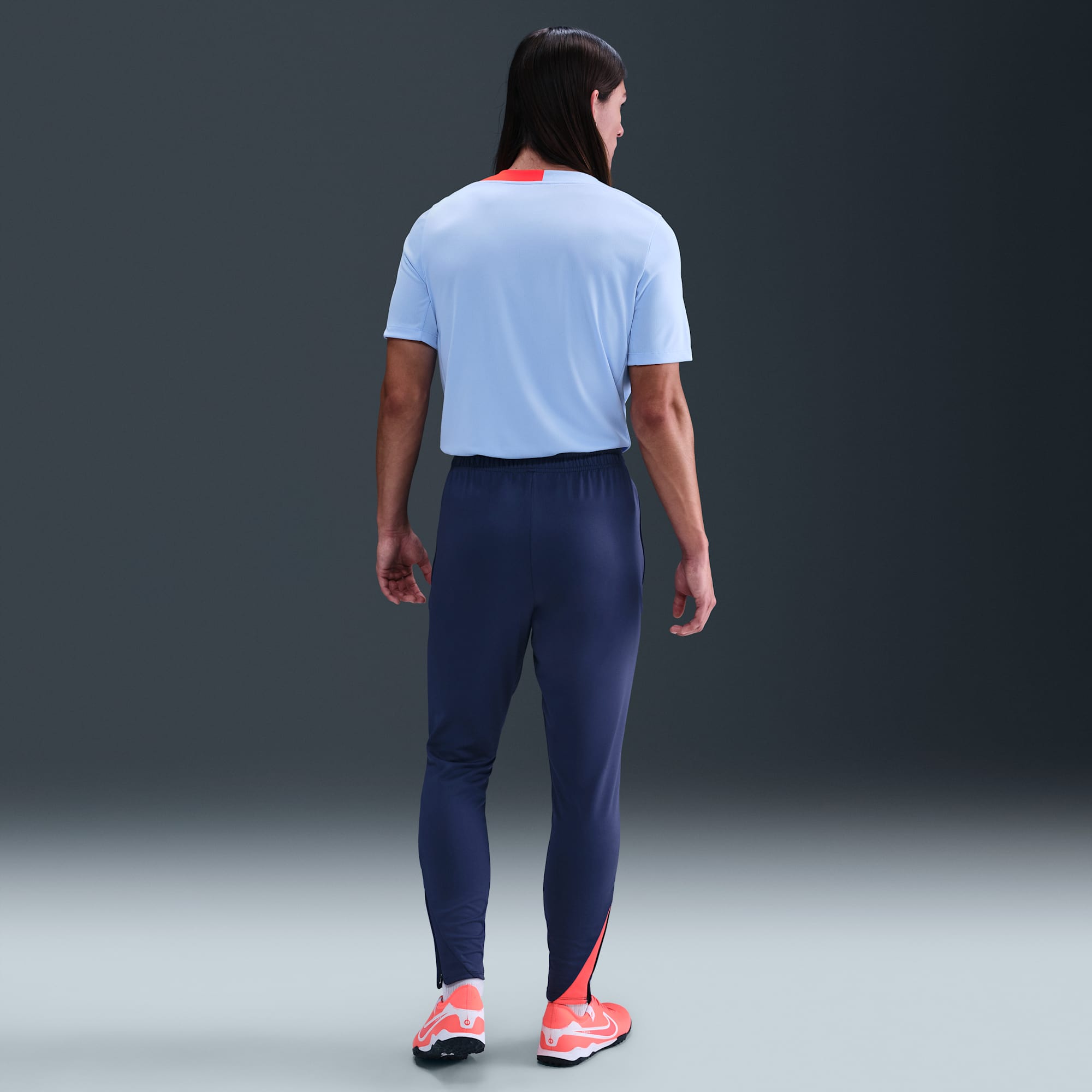 Nike Polera Manga Corta Strike, AZUL, hi-res