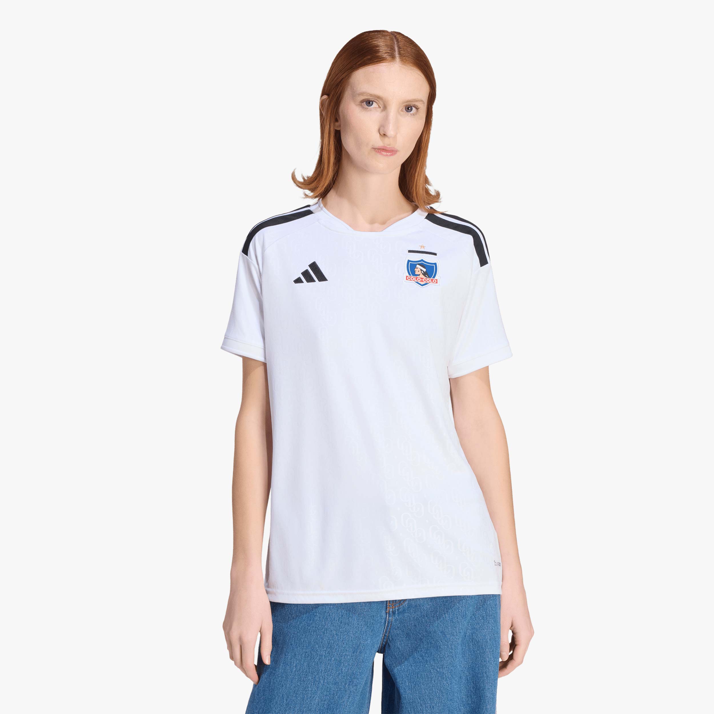 adidas Camiseta Colo-Colo Local 2026 Mujer, BLANCO, hi-res