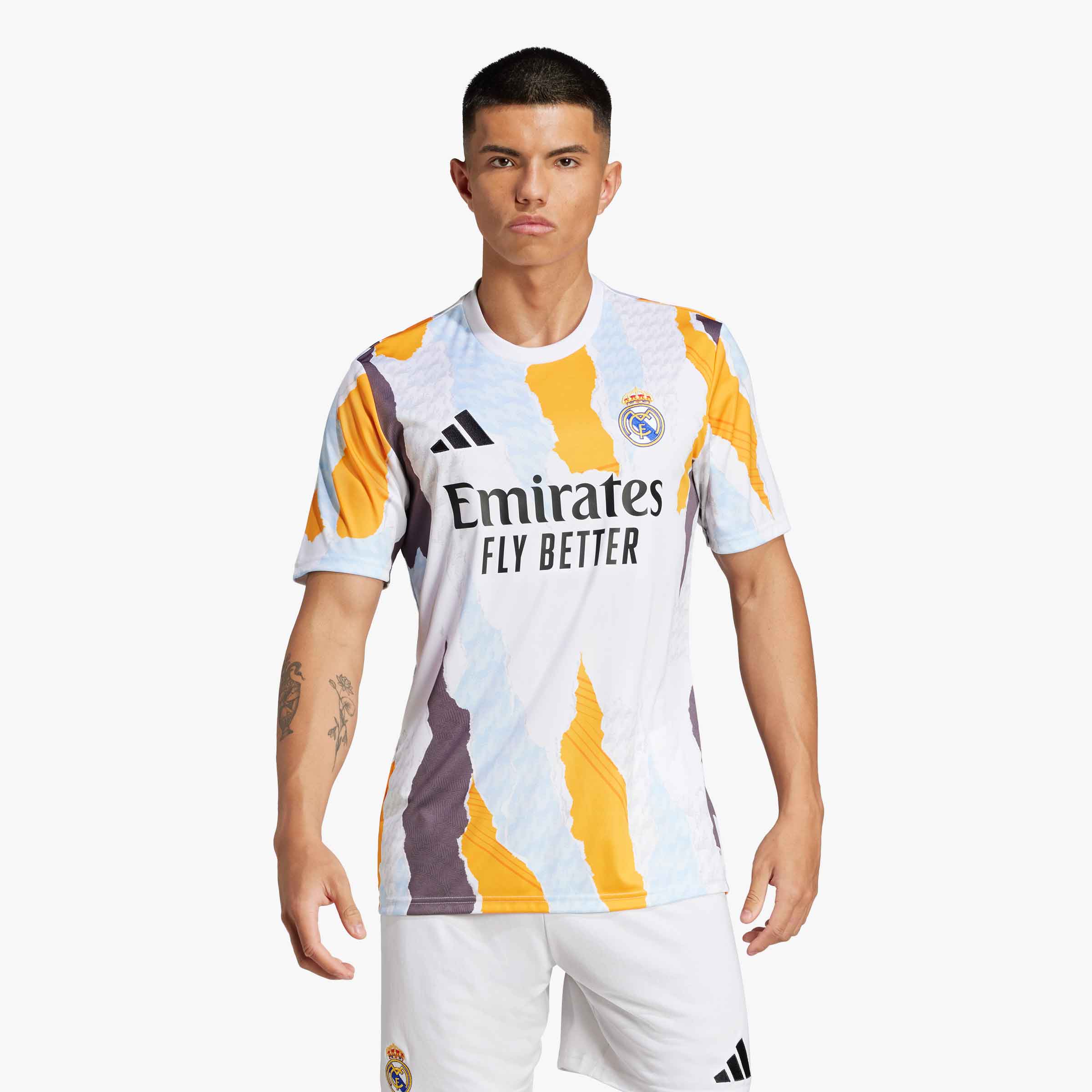 adidas Camiseta Prepartido Real Madrid 24/25, BLANCO, hi-res