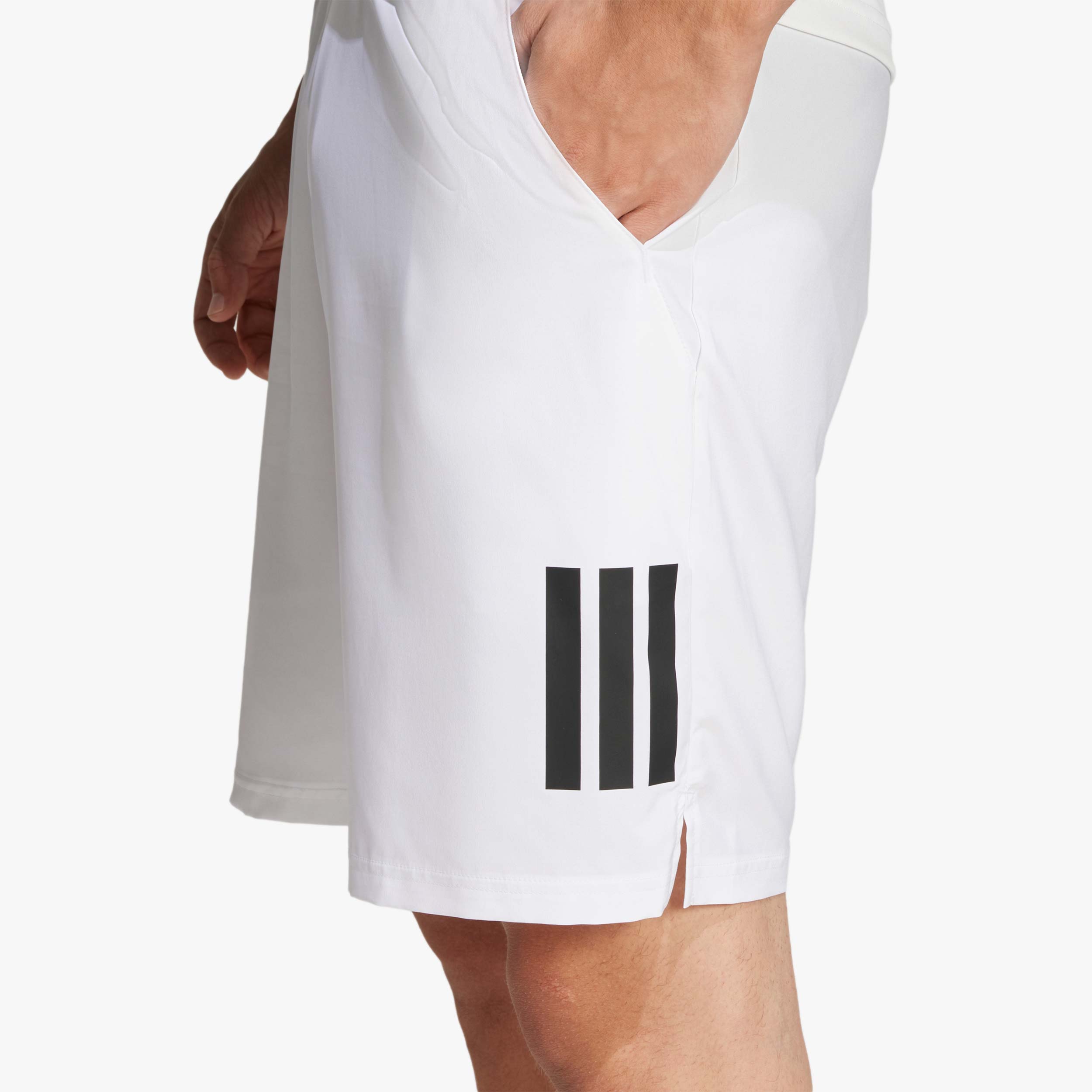 adidas Shorts de Tenis Club Climacool 3 Bandas, BLANCO, hi-res