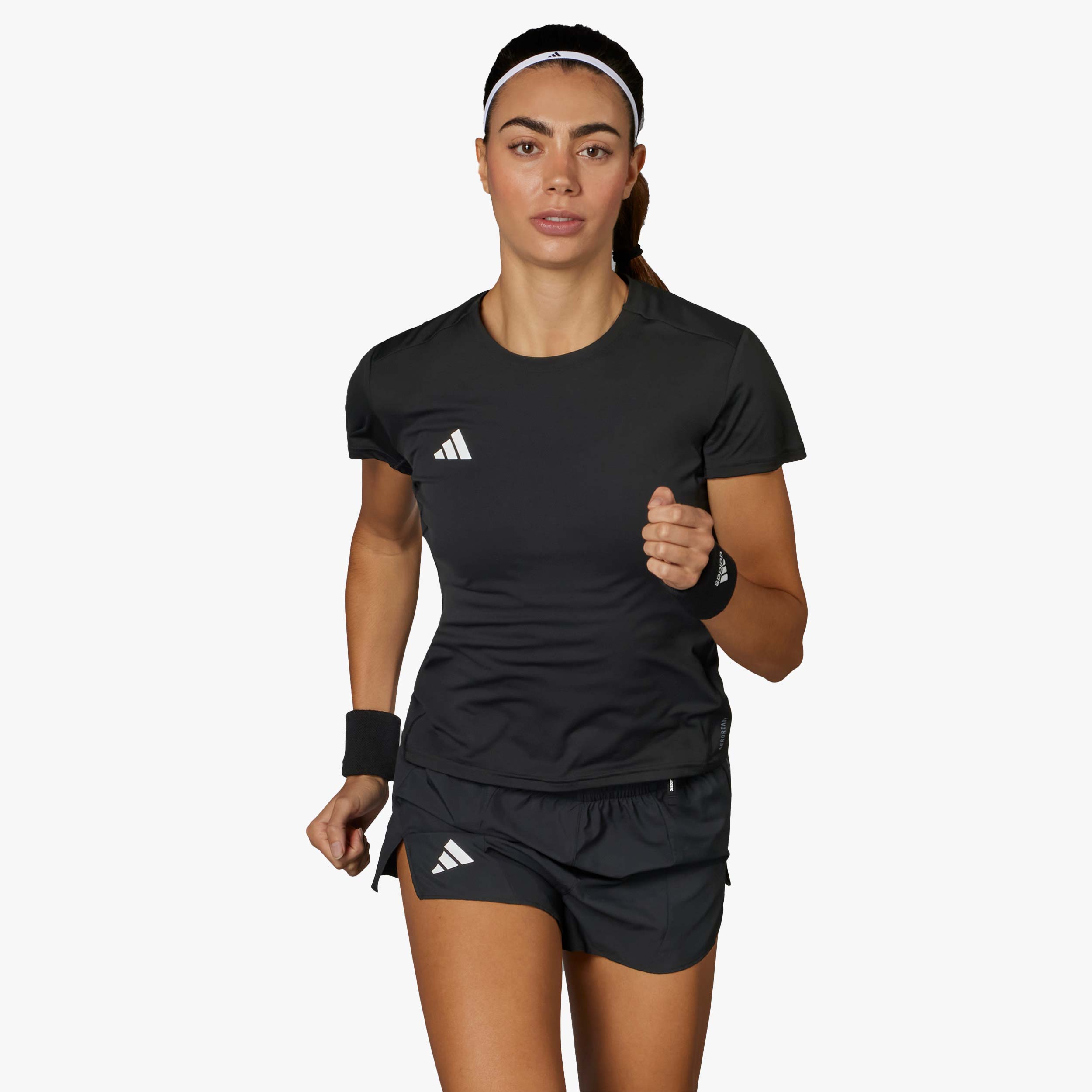 adidas Polera Adizero Essentials Running, NEGRO, hi-res