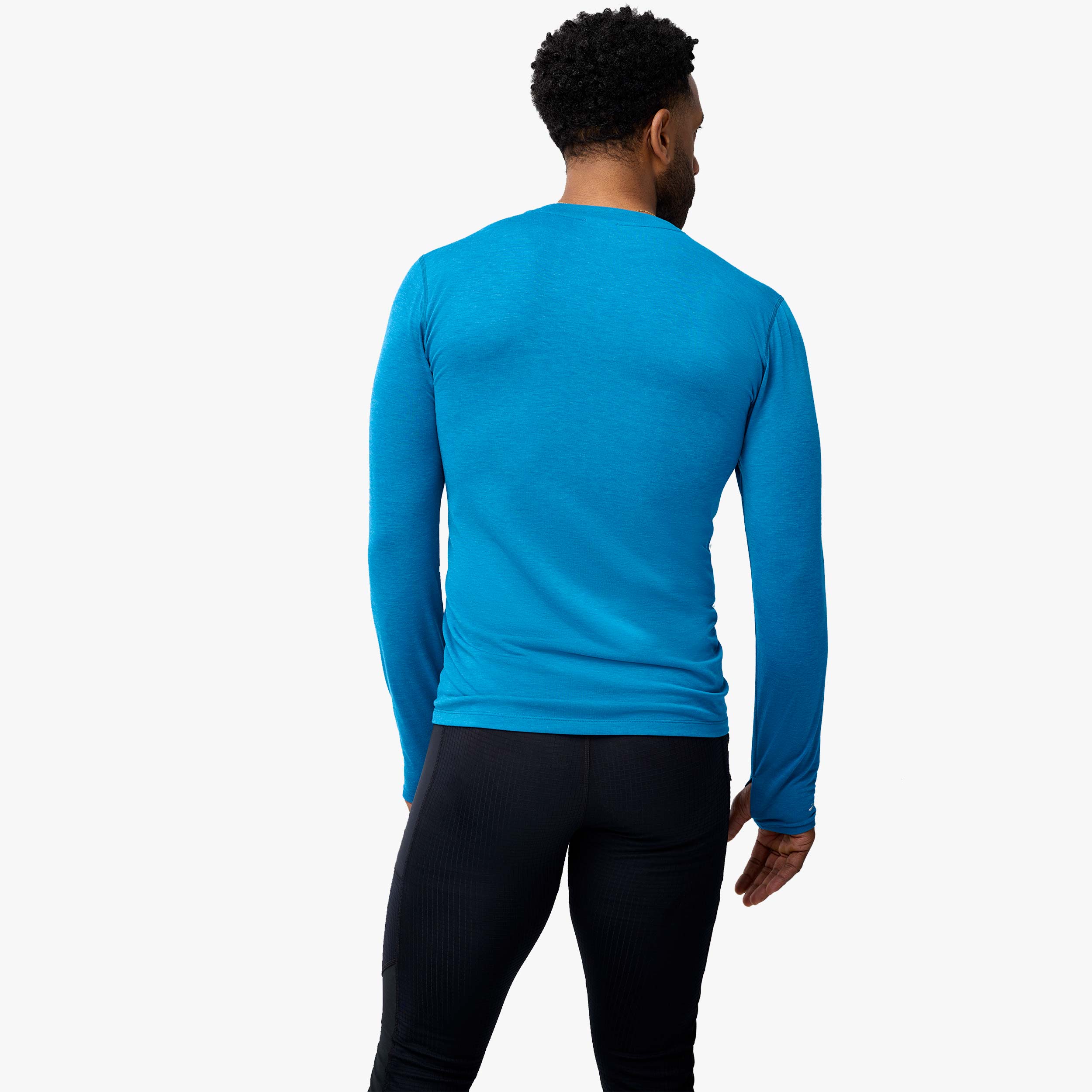 Brooks High Point Long Sleeve, AZUL, hi-res