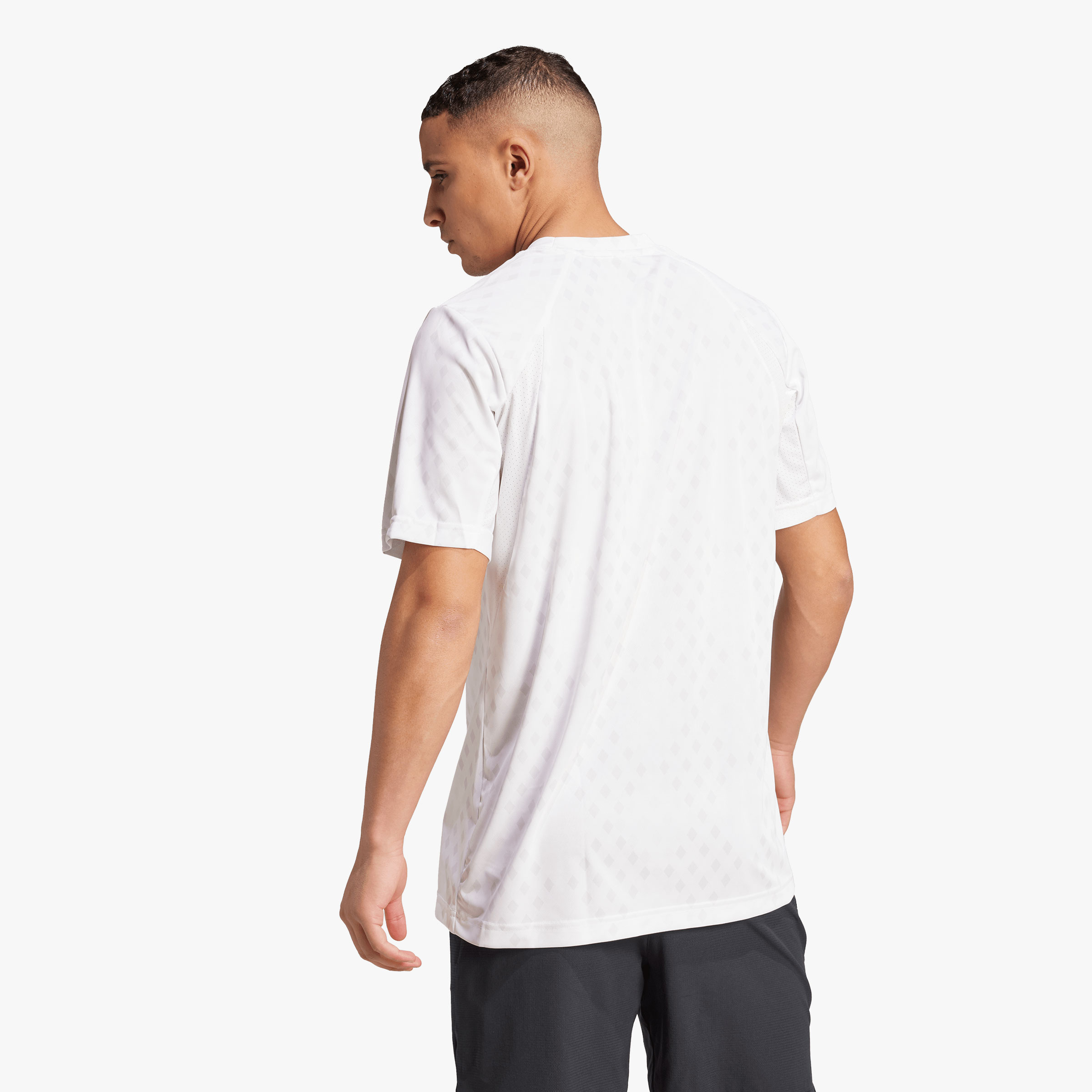 adidas Polera Tenis Club Climacool Graphic, BLANCO, hi-res