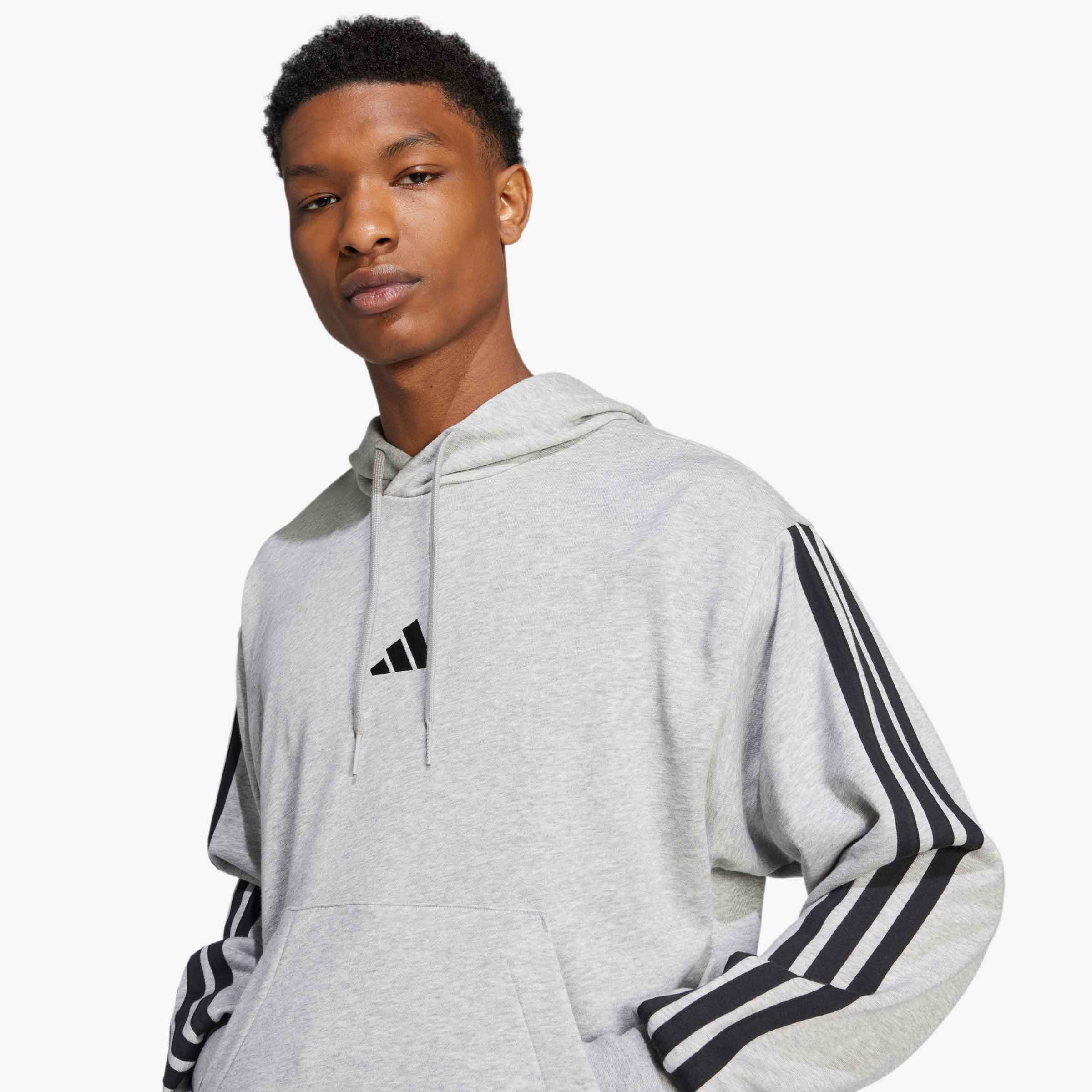 adidas Polerón Essentials 3 Tiras, GRIS, hi-res