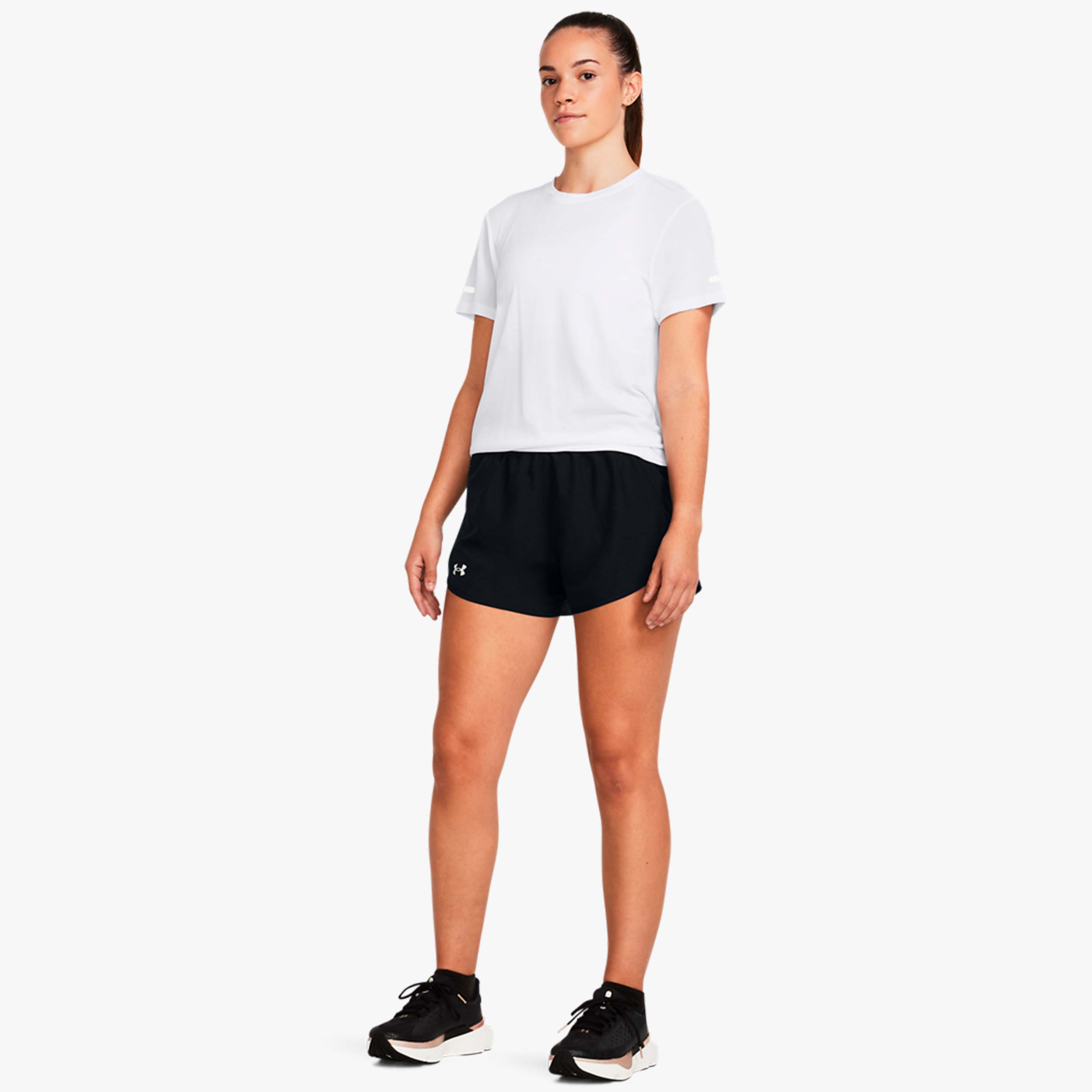 Under Armour Shorts Short Fly-By, NEGRO, hi-res