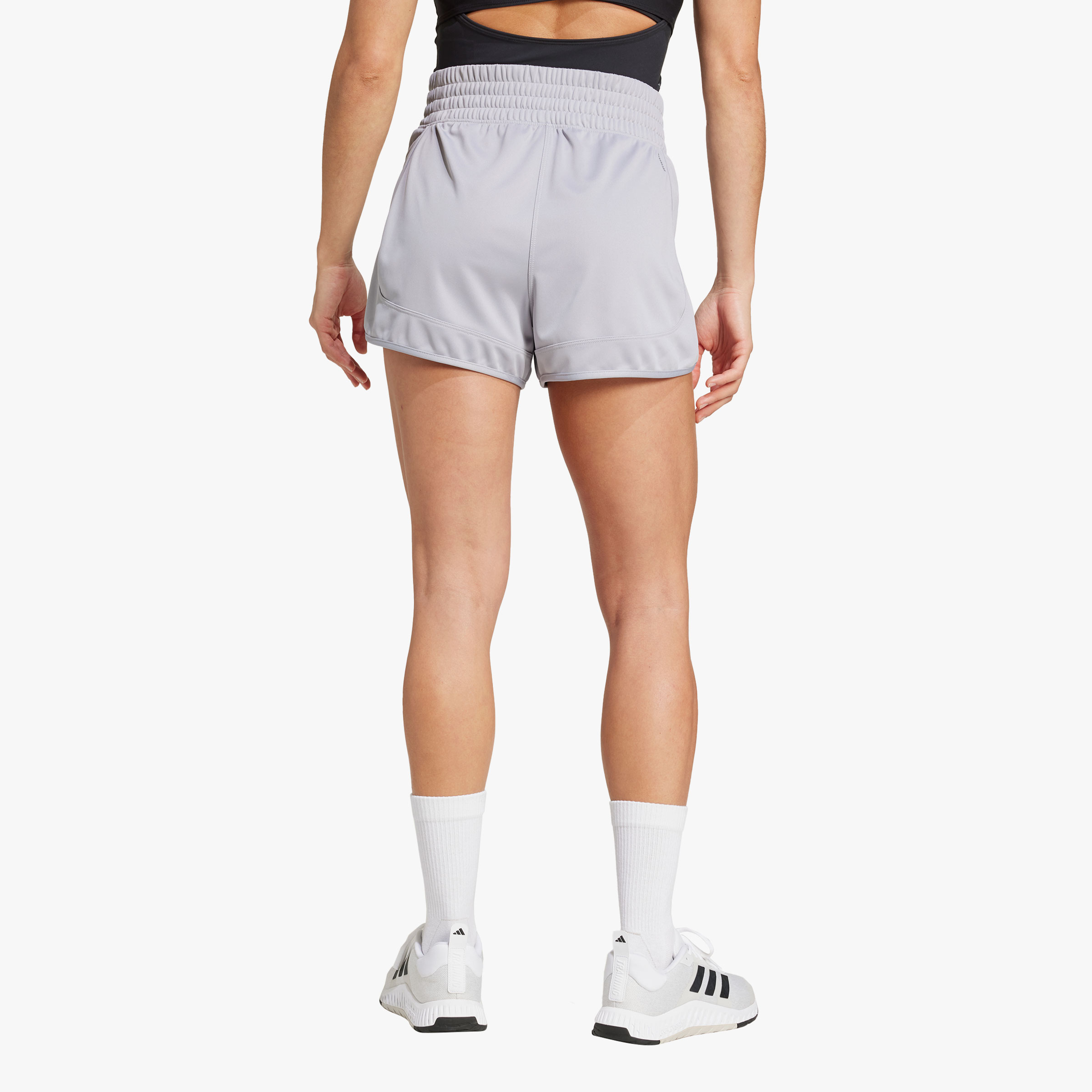 adidas Shorts Pacer Essentials Knit High-Rise, GRIS, hi-res