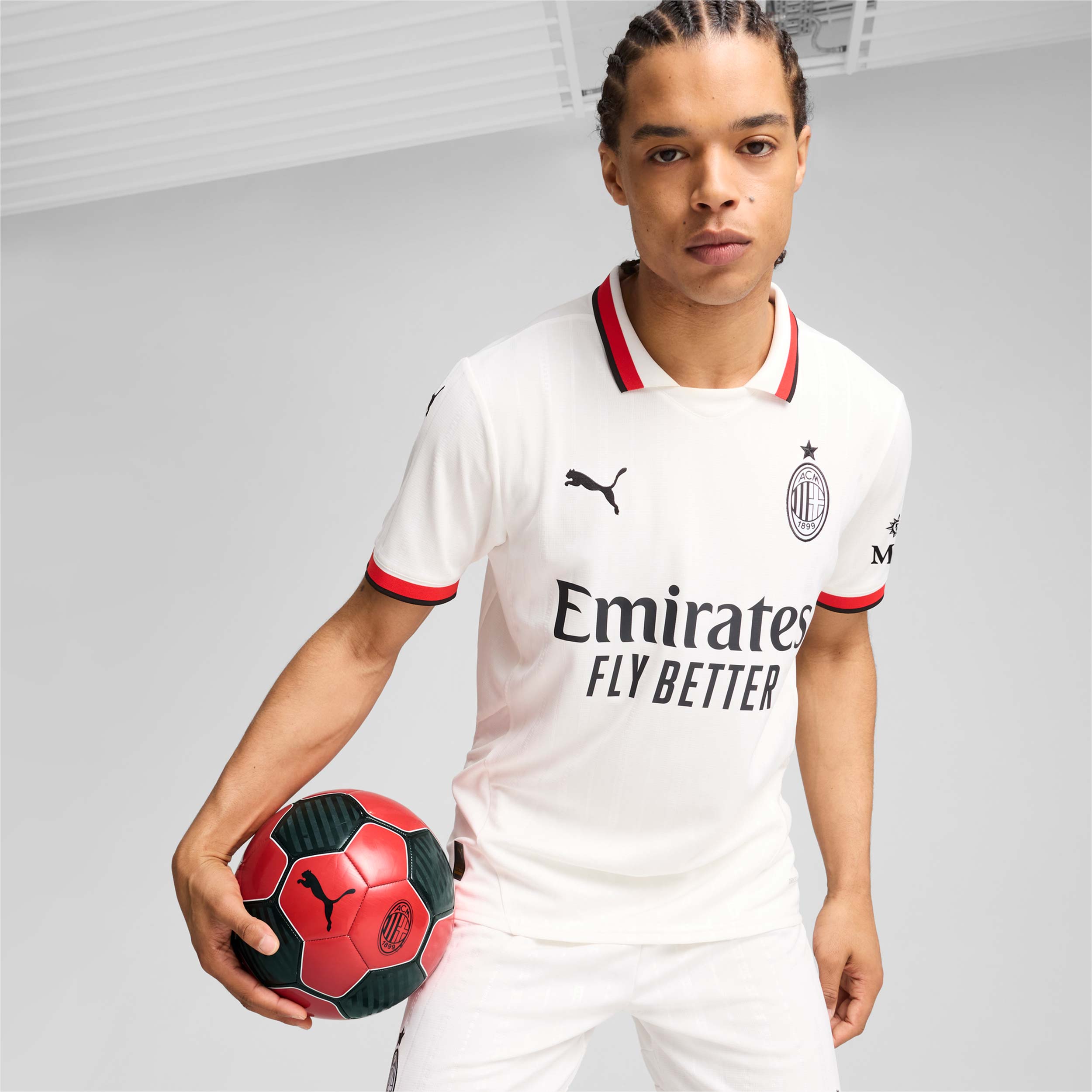 Puma Camiseta Visitante Réplica Ac Milan 24/25, BLANCO, hi-res