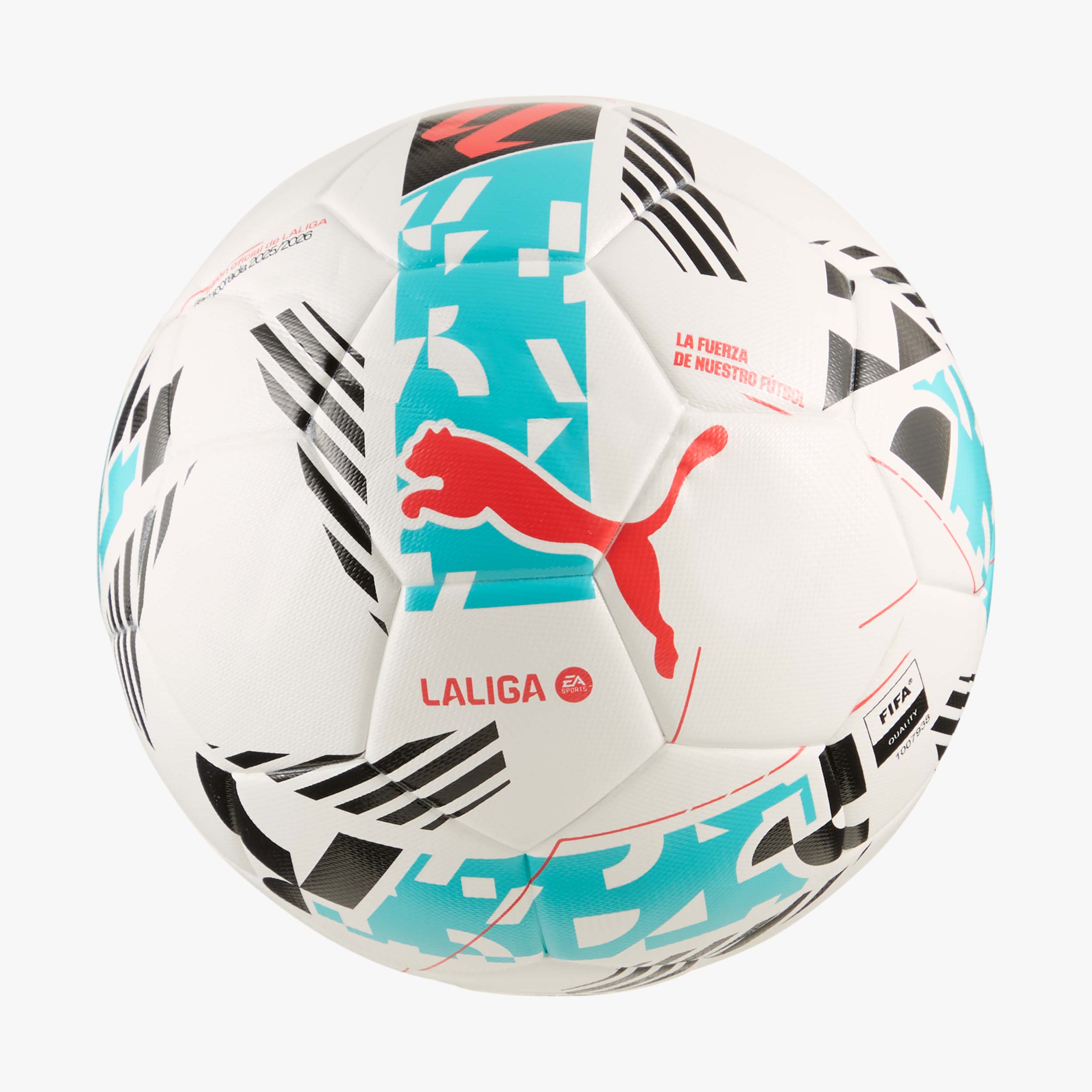 Puma Pelota de f&uacute;tbol Orbita LaLiga 1 FIFA Quality, BLANCO, hi-res