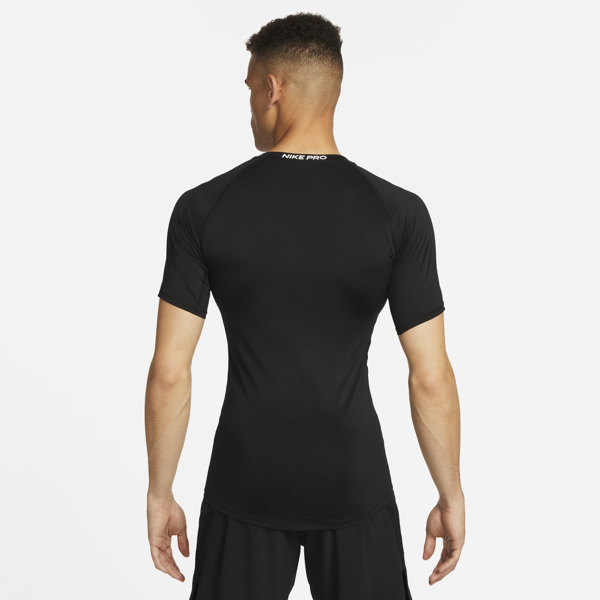 Nike Polera Pro Dri-Fit, NEGRO, hi-res