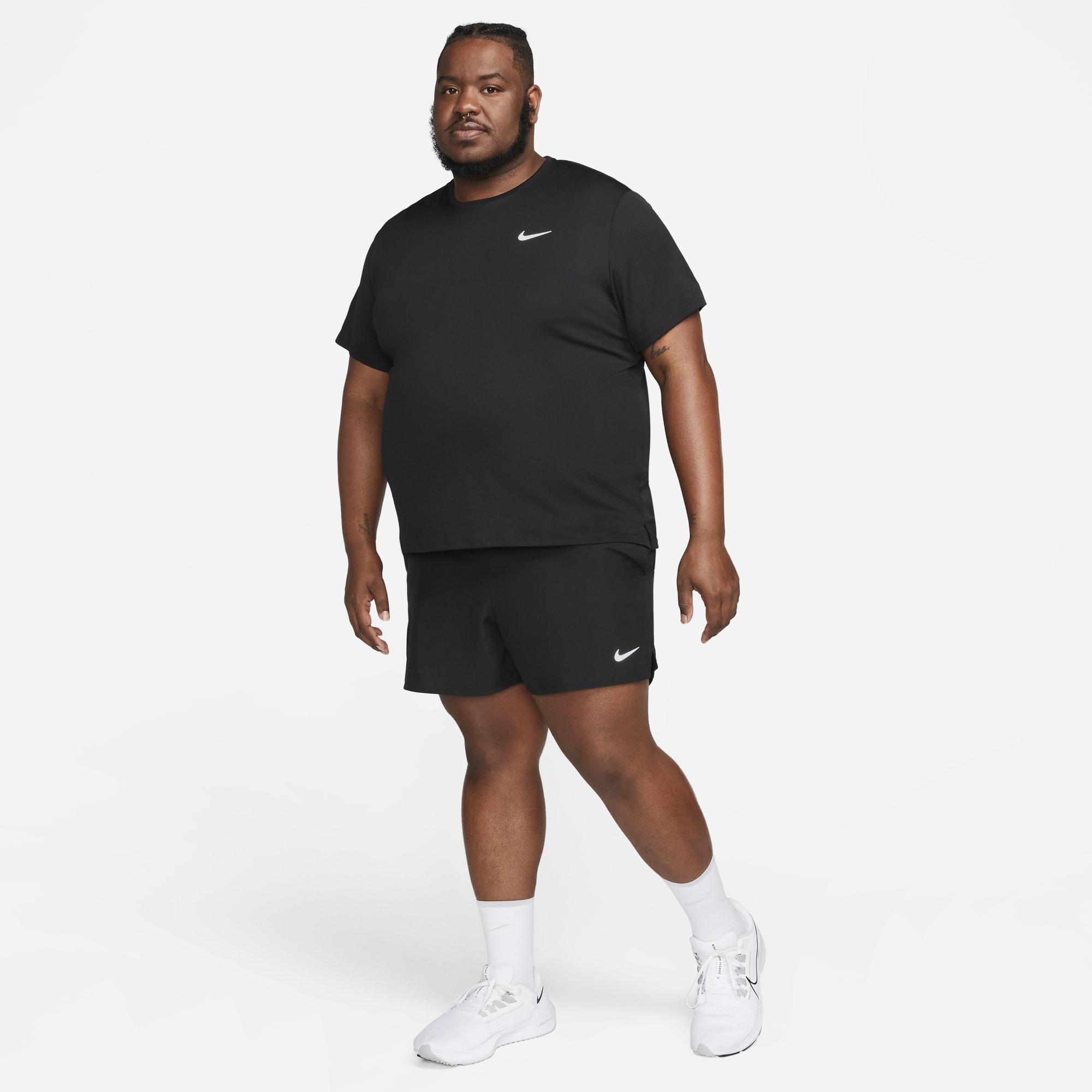 Nike Shorts Challenger, NEGRO, hi-res
