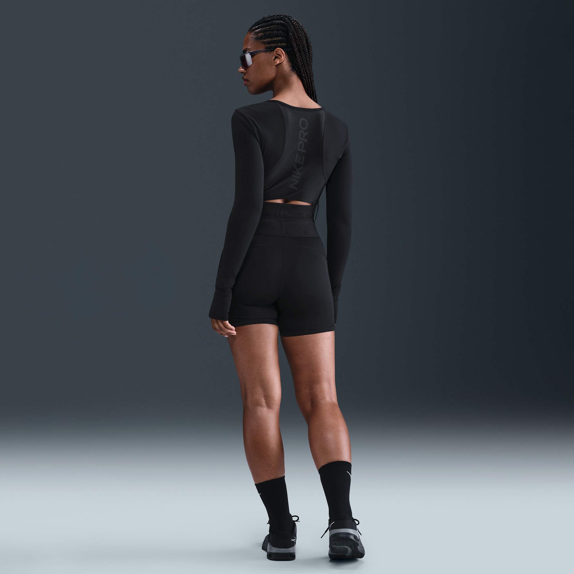 Nike Shorts Pro Sculpt, NEGRO, hi-res