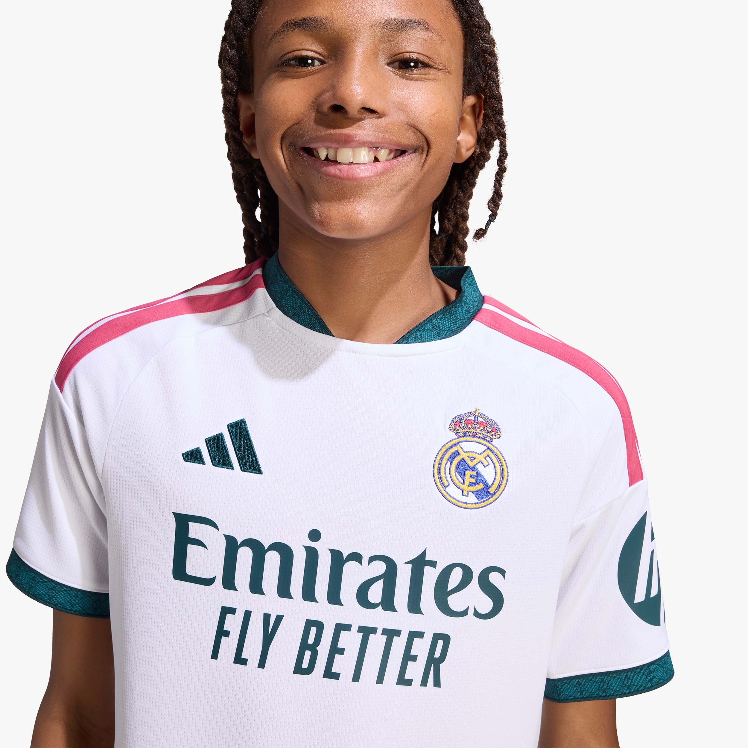 adidas Camiseta Real Madrid Local 26/27 Ni&ntilde;os, BLANCO, hi-res