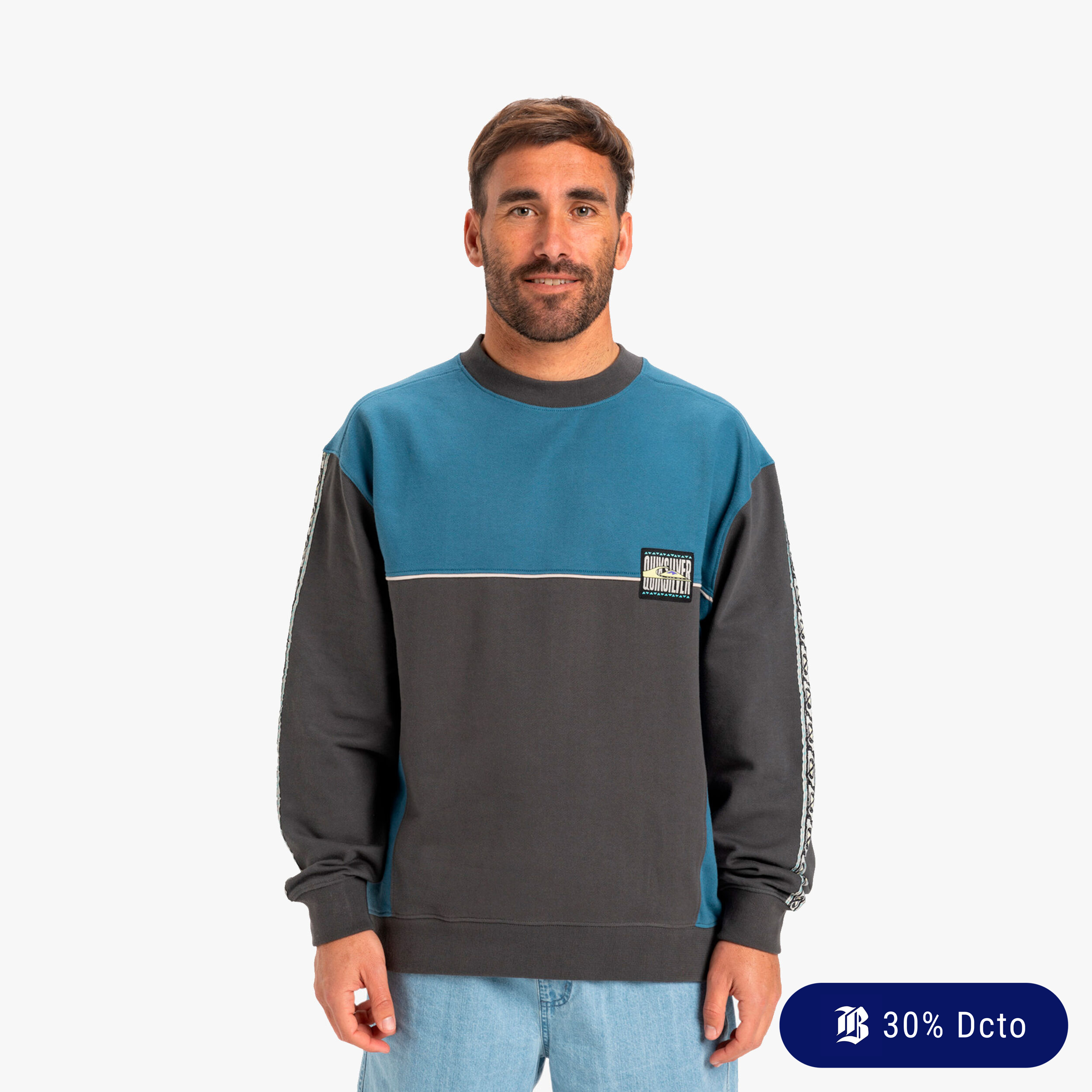 Quiksilver Polerón Global Heat, GRIS, hi-res
