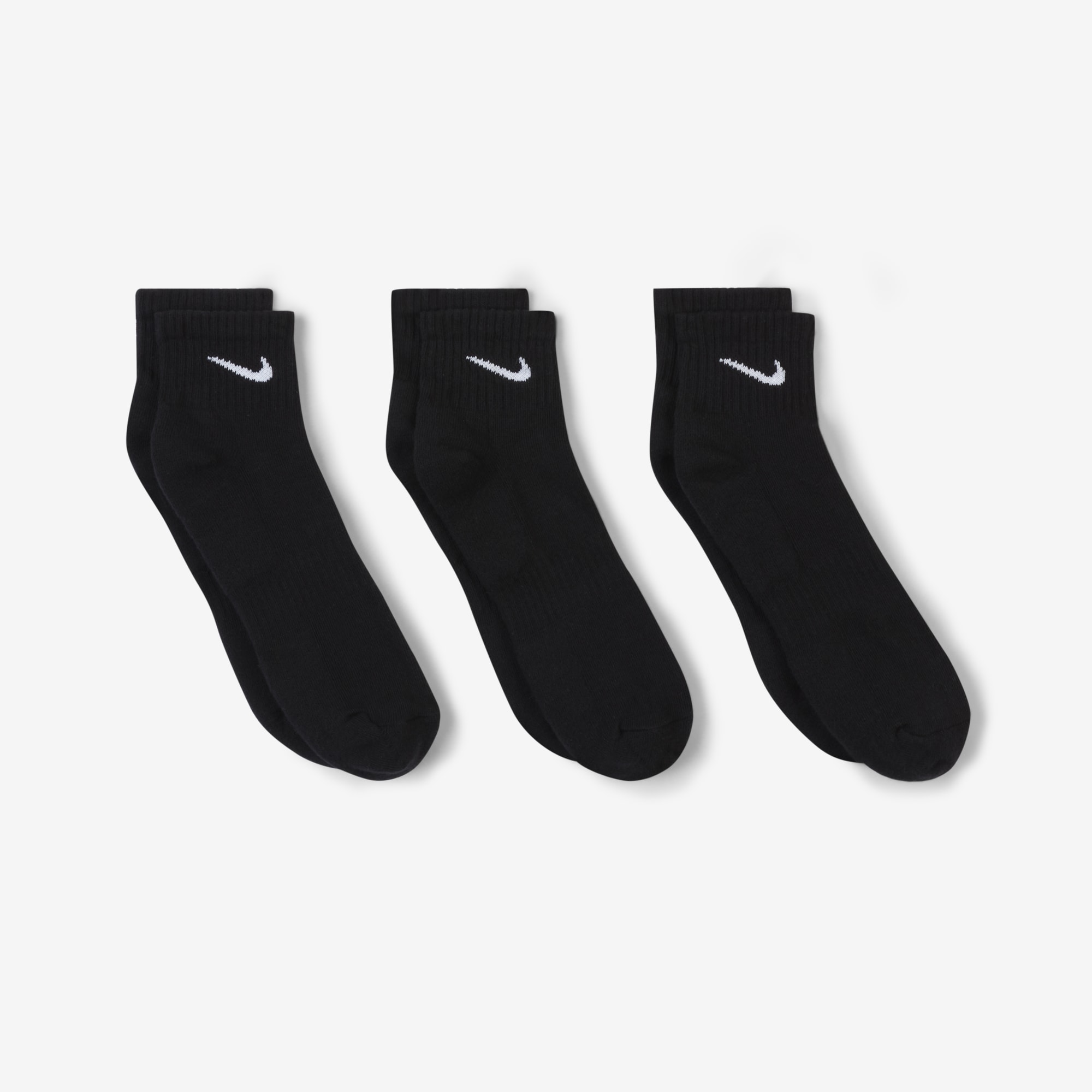 Nike Everyday Cushioned Tobilleras 3 Pares, NEGRO, hi-res