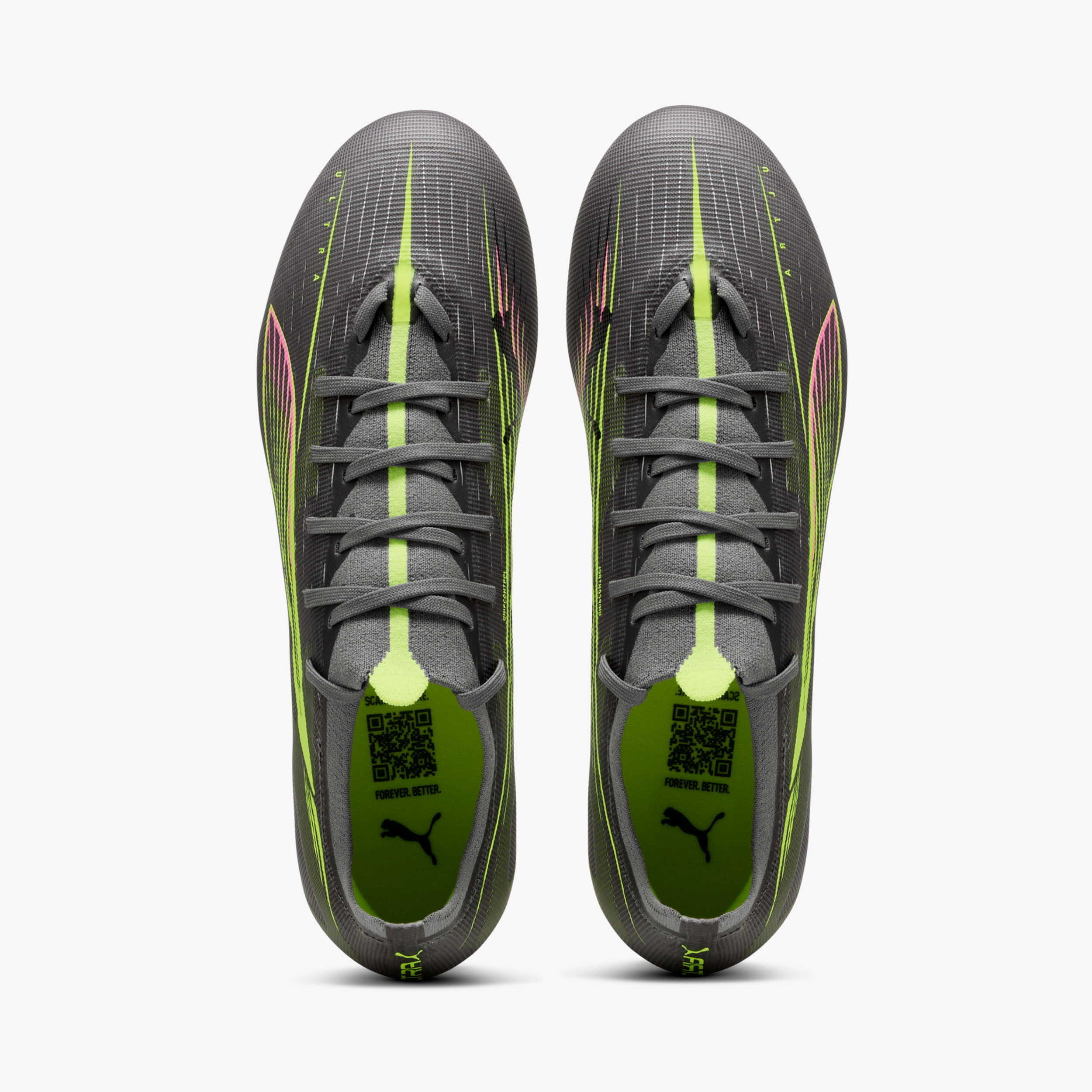 Puma Zapatillas Ultra 5 Match FG/AG, GRIS, hi-res
