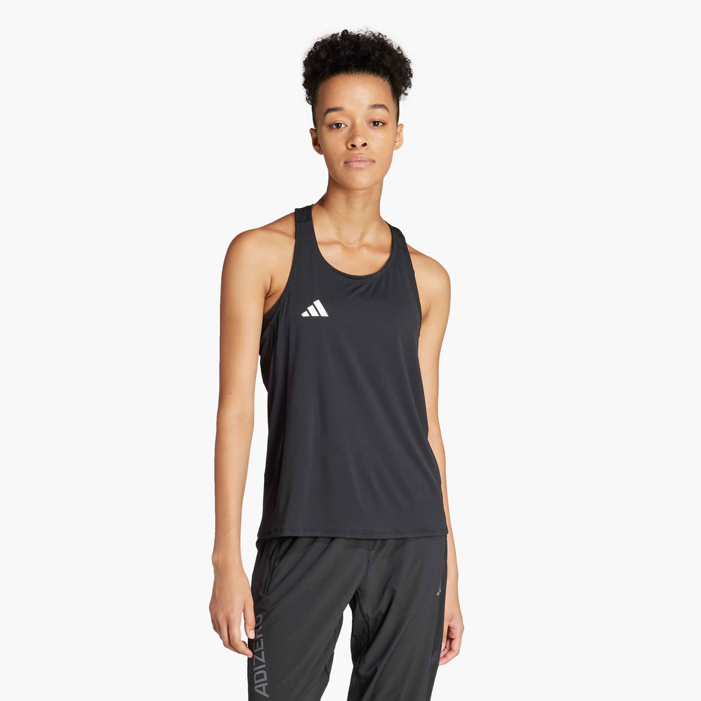adidas Polera de Running Adizero Essentials, NEGRO, hi-res