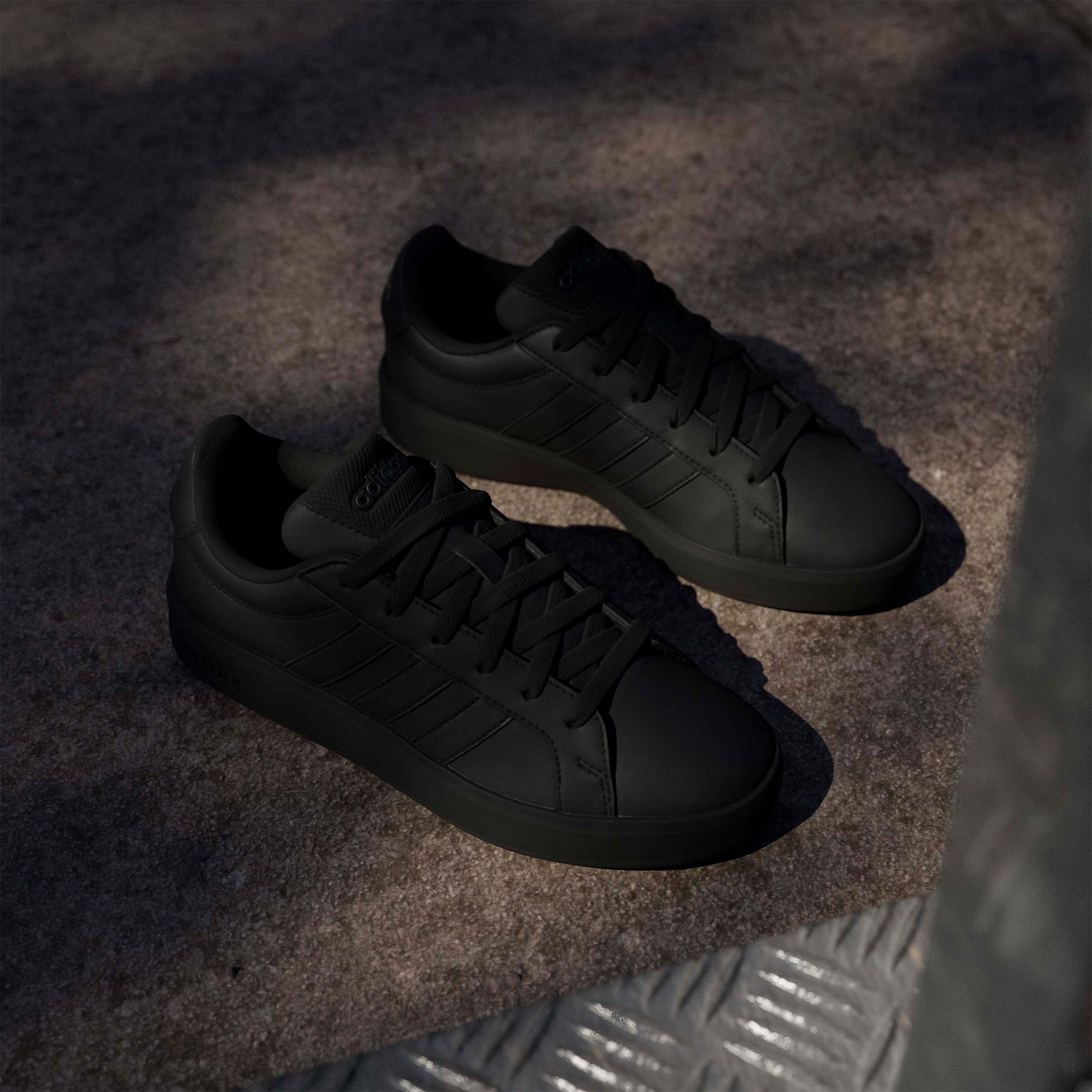 adidas Zapatillas Grand Court 3.0 Ni&ntilde;os, NEGRO, hi-res
