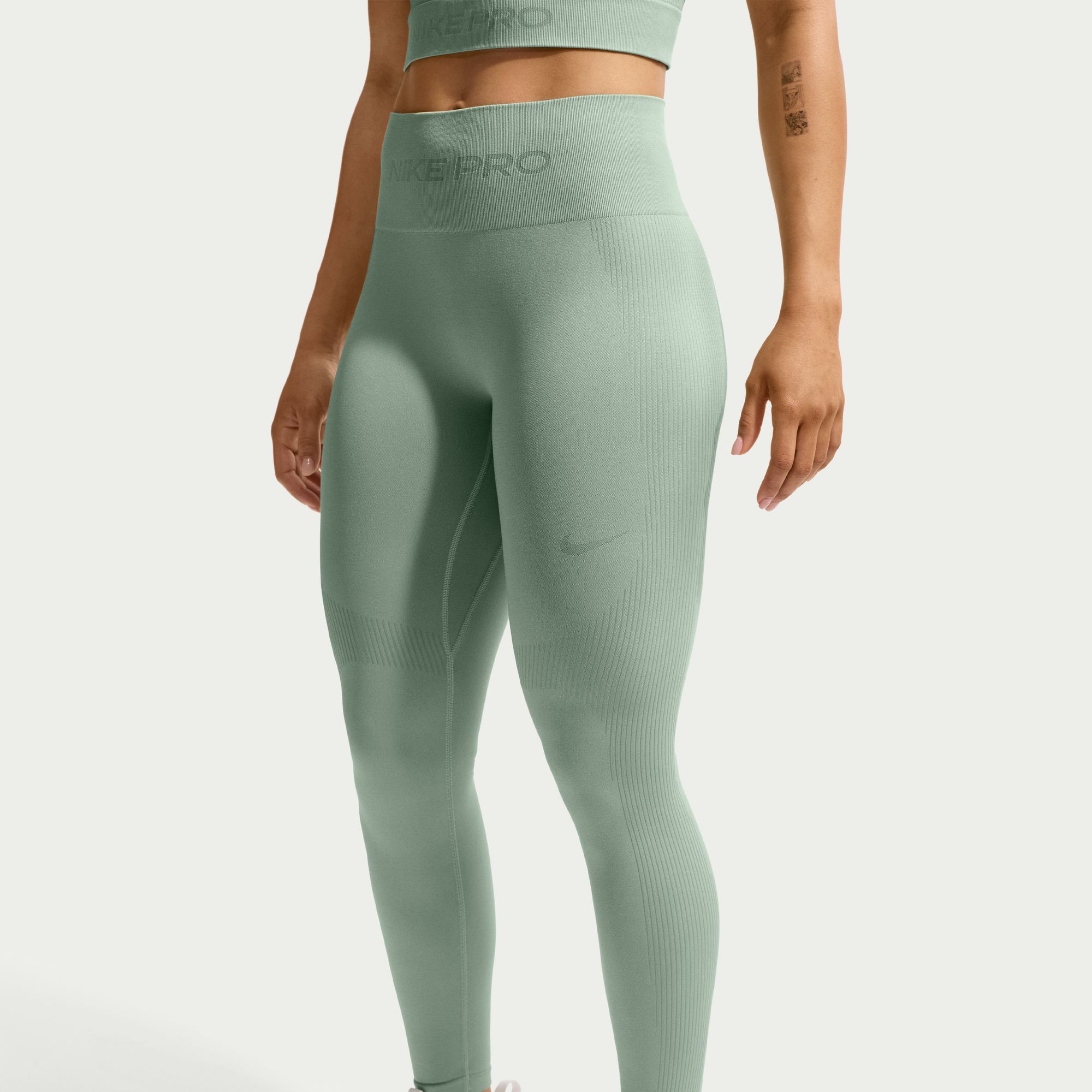 Nike Calzas Pro Seamless, NEGRO, hi-res