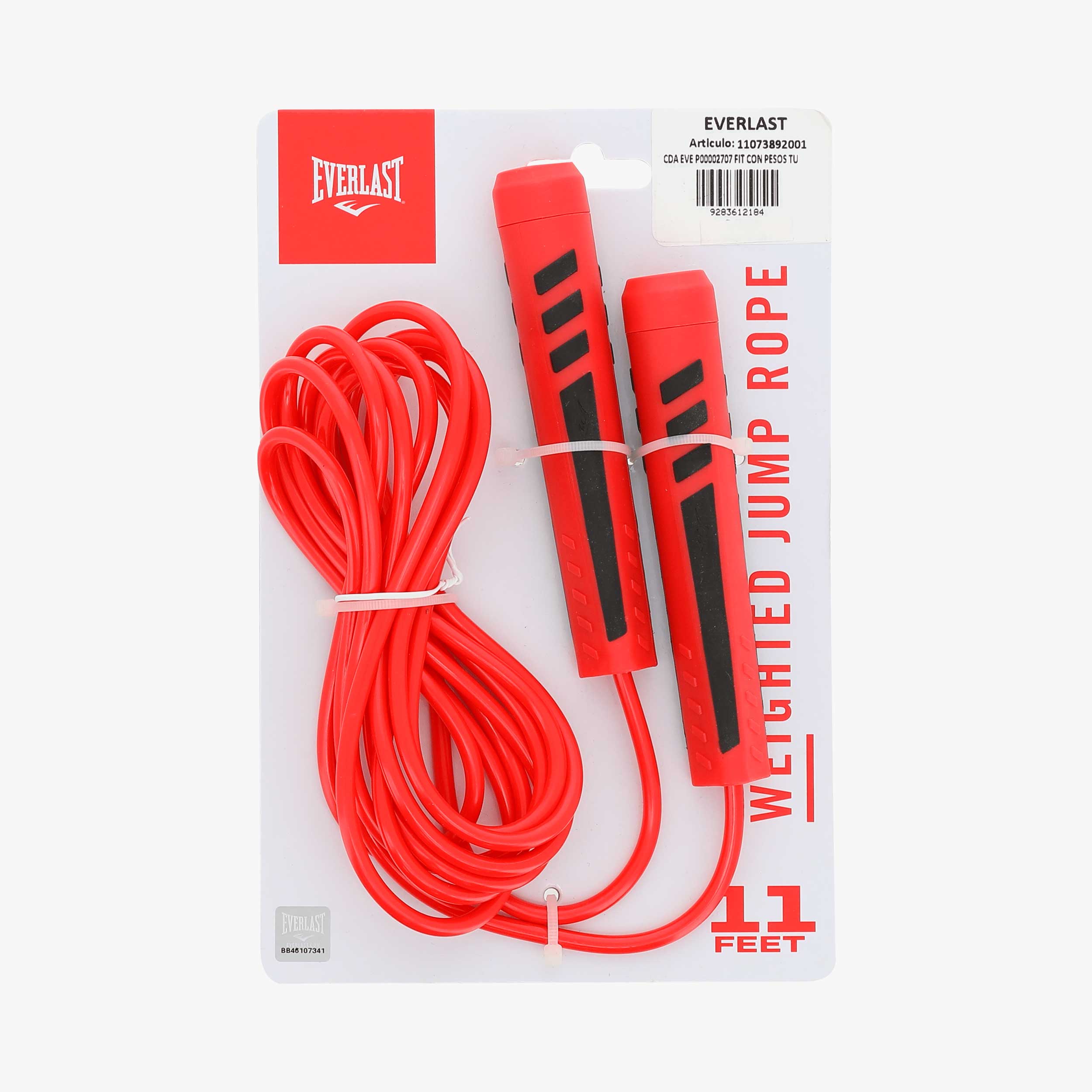 Everlast Cuerda para Saltar con Peso, ROJO, hi-res
