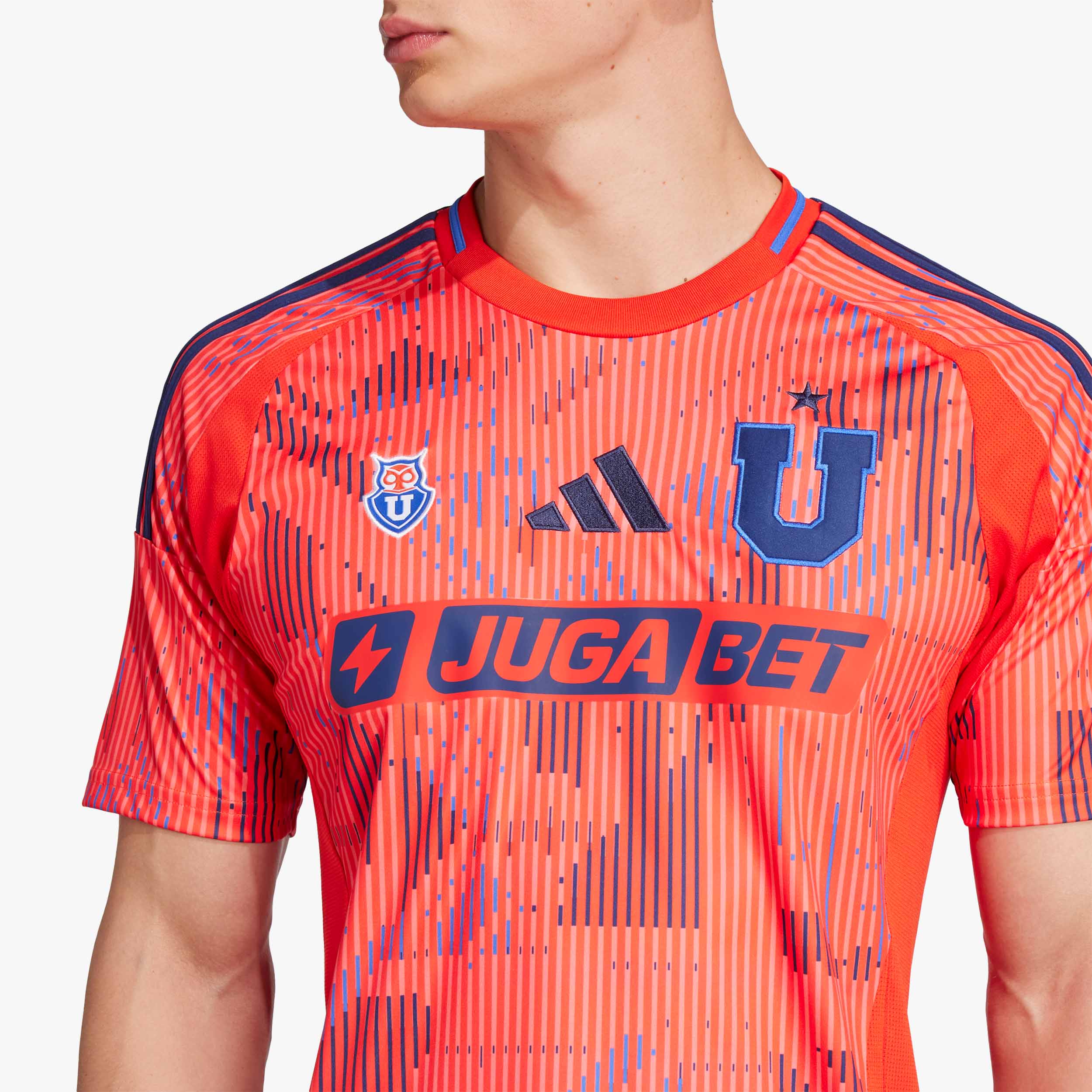 adidas Camiseta Visita Universidad de Chile 2025, ROJO, hi-res