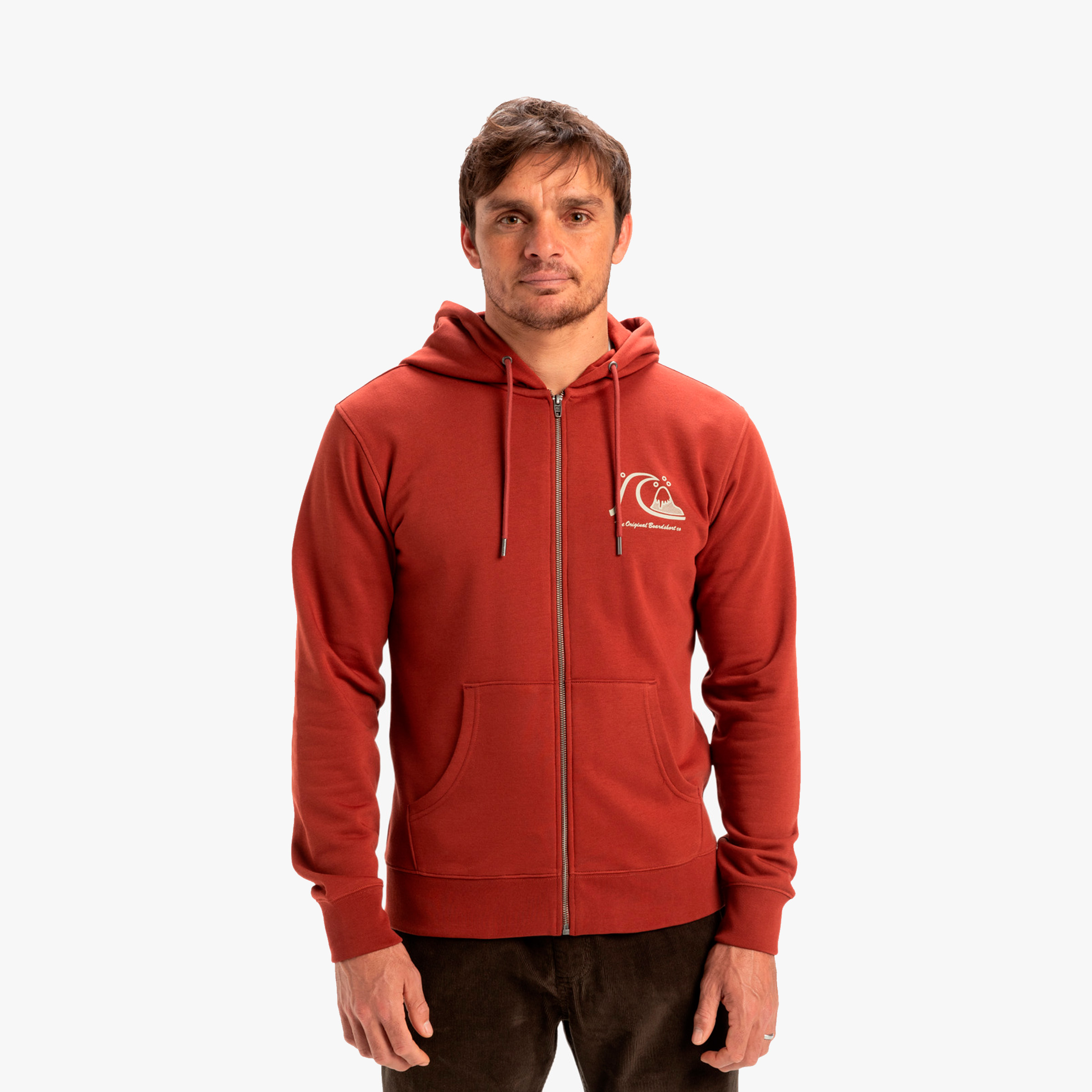 Quiksilver Poler&oacute;n Graphic Mix, ROJO, hi-res