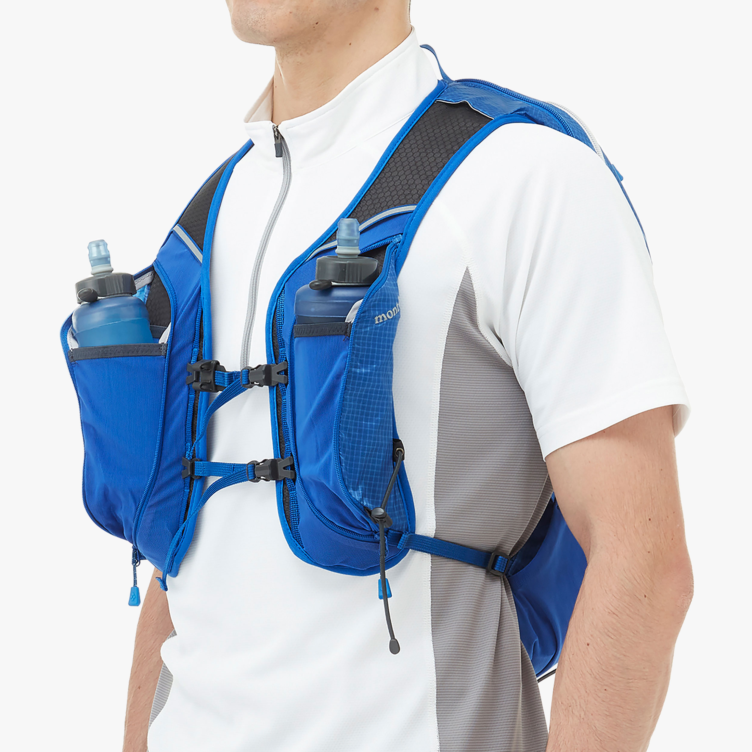 Mont-Bell Mochila Cross Runner Pack 15, AZUL, hi-res