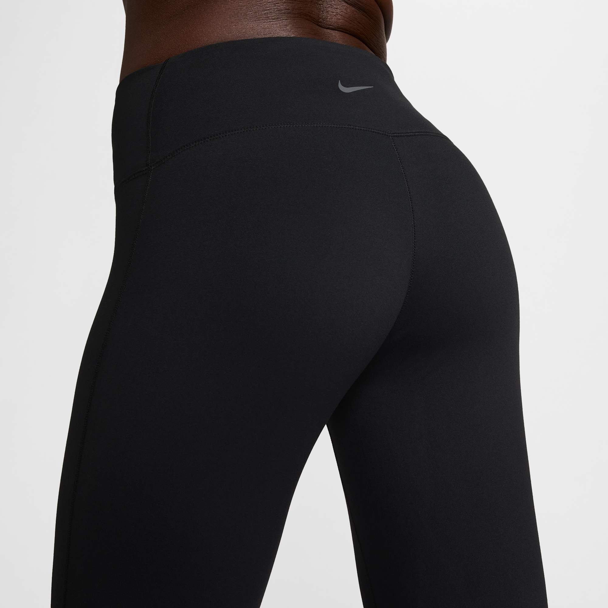 Nike One Calzas Seamless Front, NEGRO, hi-res