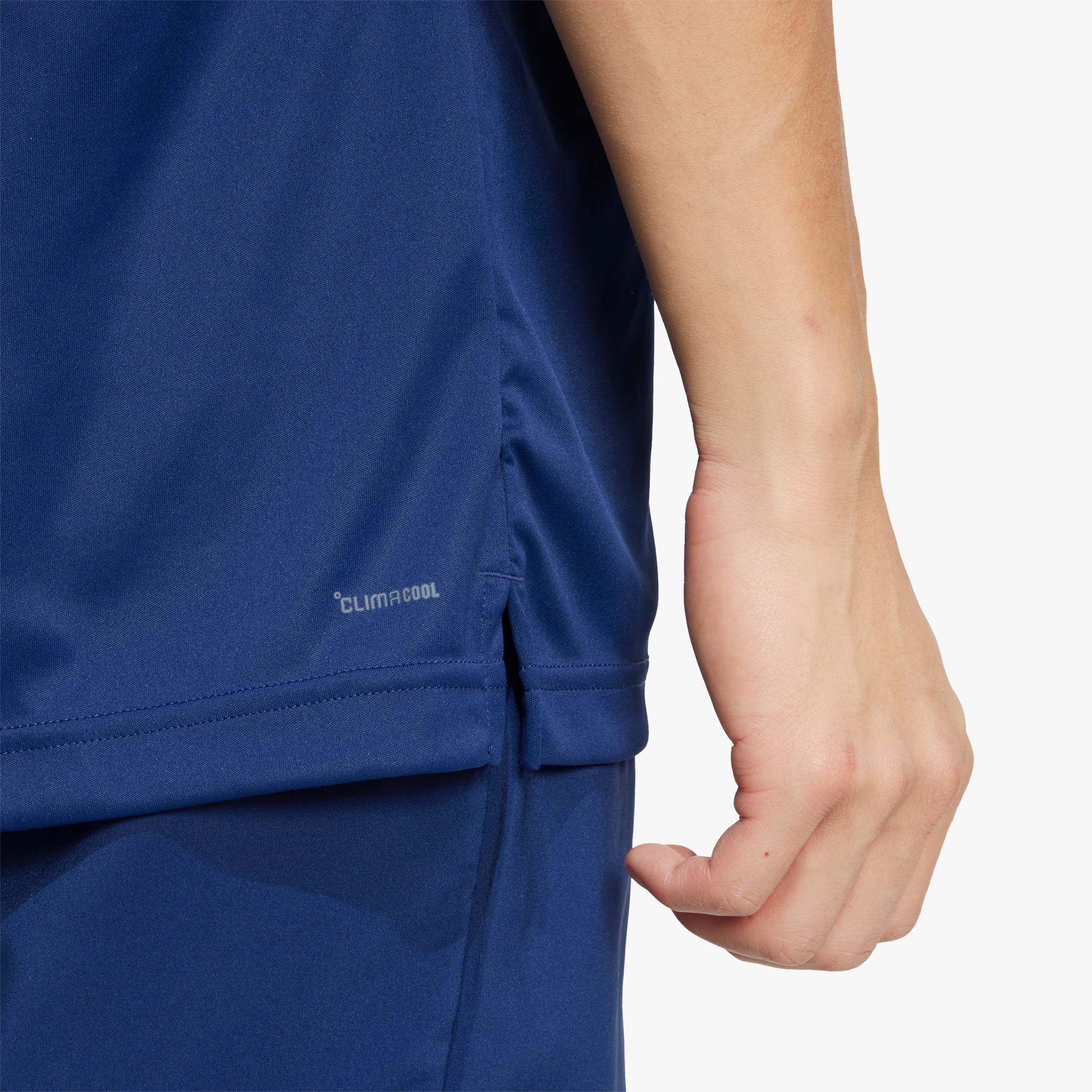 adidas Polera de Tenis Club Climacool 3 Tiras, AZUL, hi-res